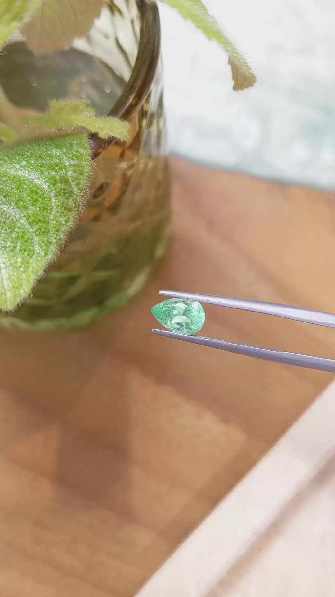 1.09 Ct. Emerald from Russia Size Video