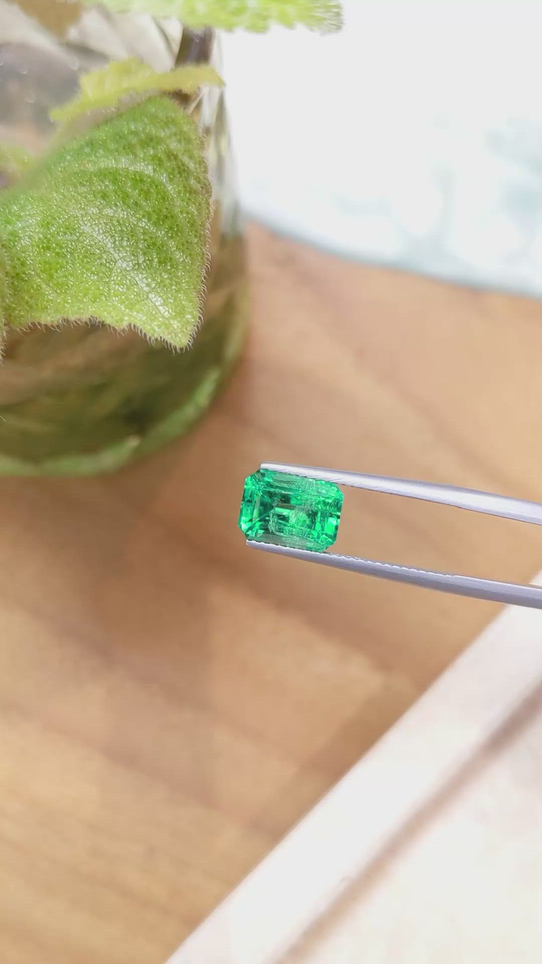 2.84 Ct. Emerald from Russia Size Video