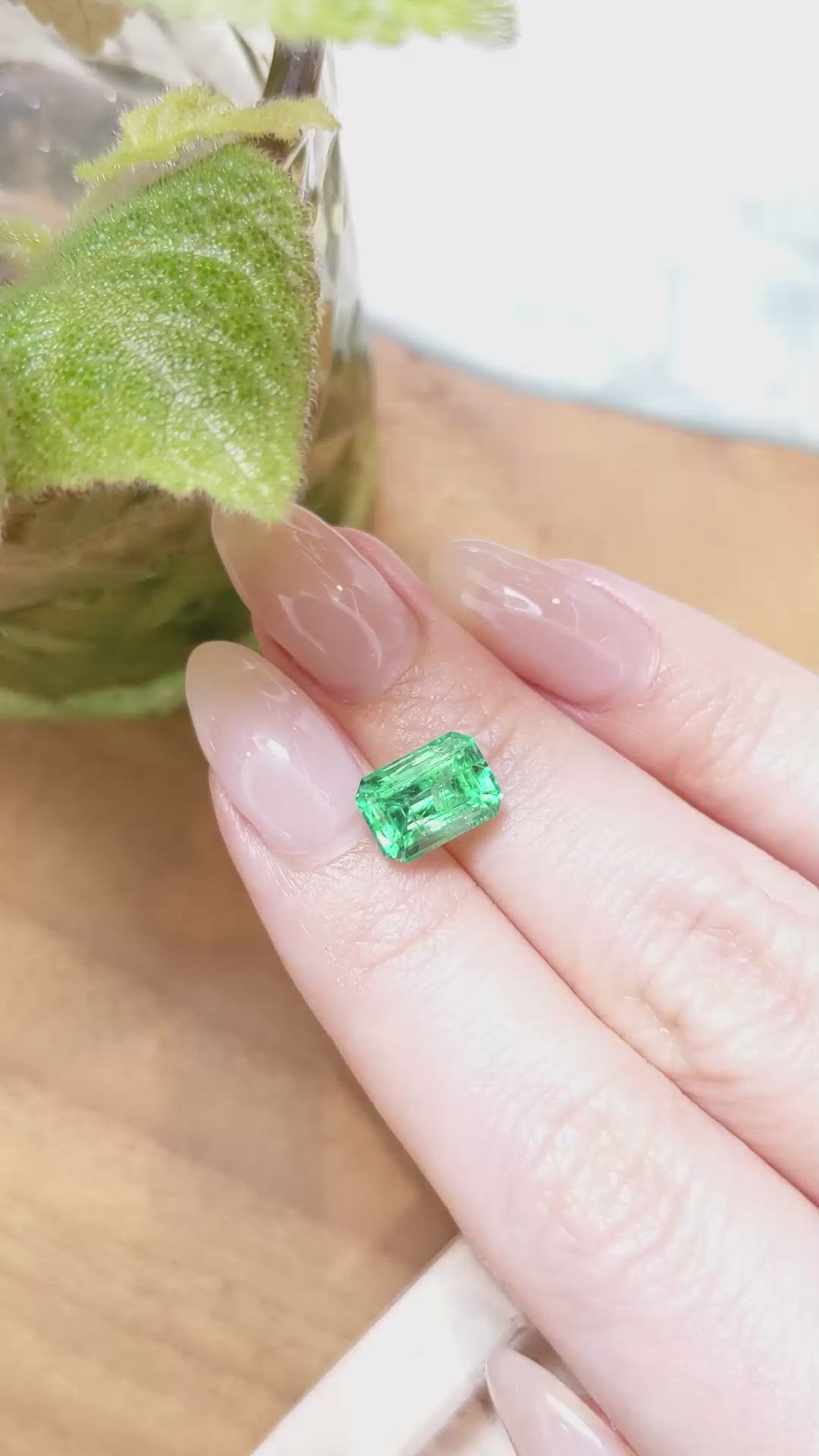 1.00 Ct. Emerald from Russia Size Video