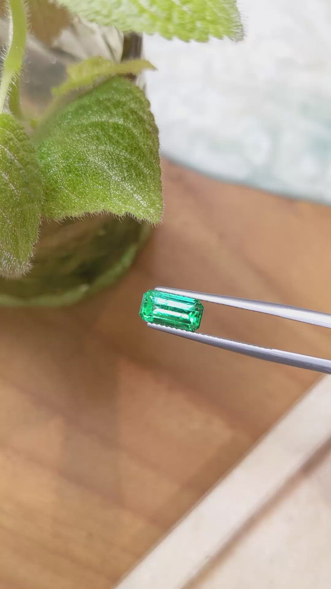 1.72 Ct. Emerald from Russia Size Video