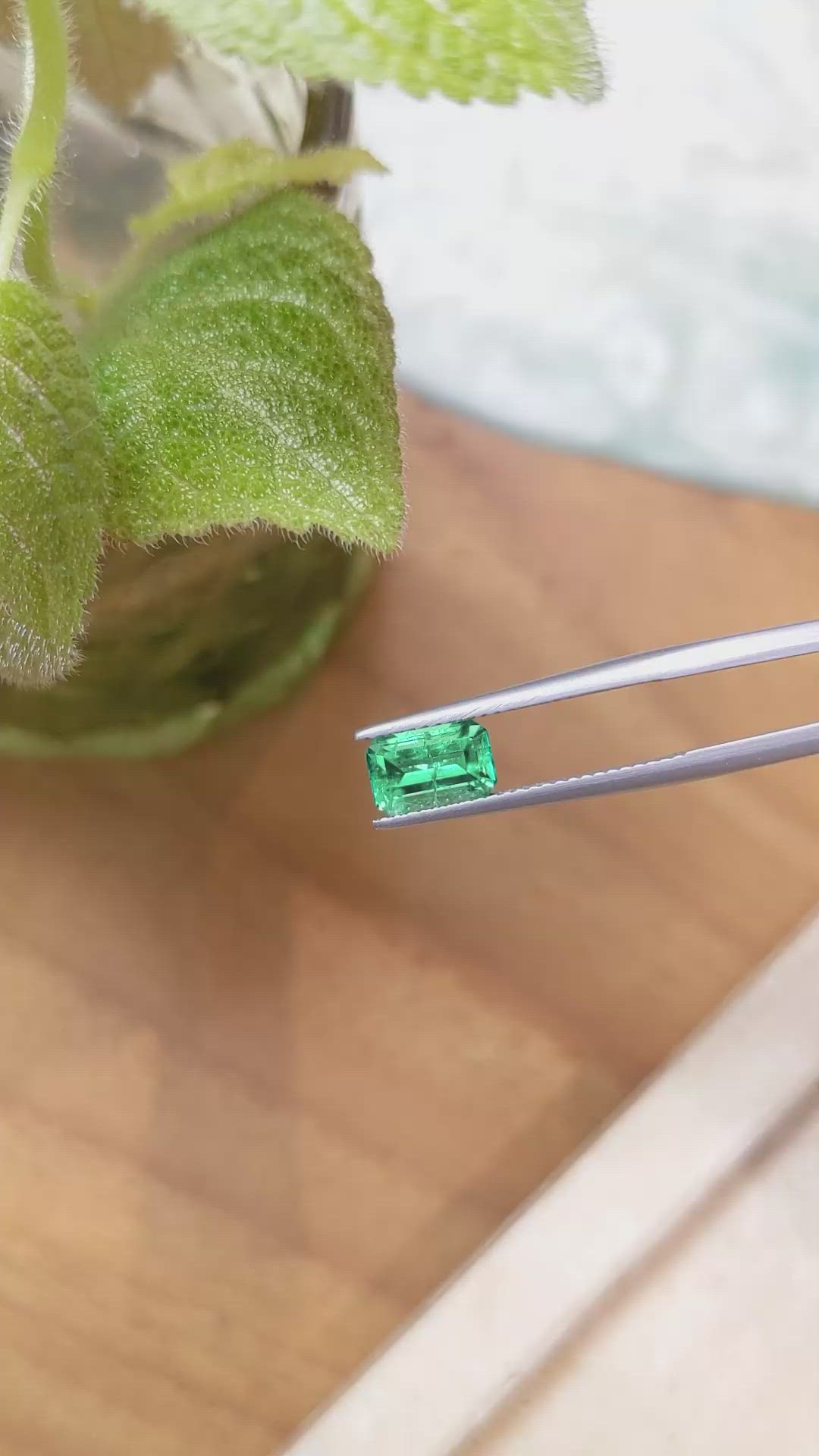 1.39 Ct. Emerald from Russia Size Video