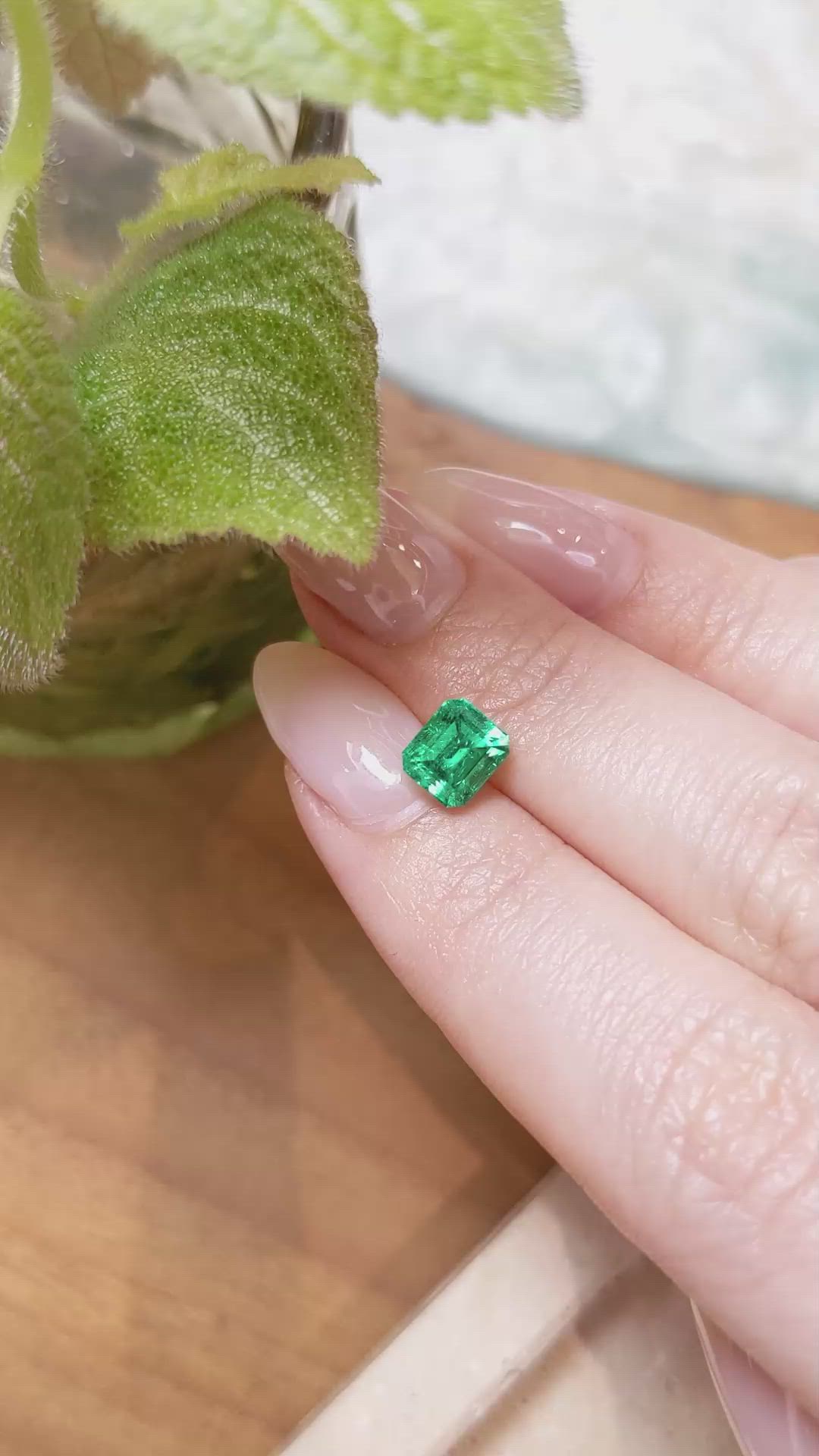 1.33 Ct. Emerald from Russia Size Video