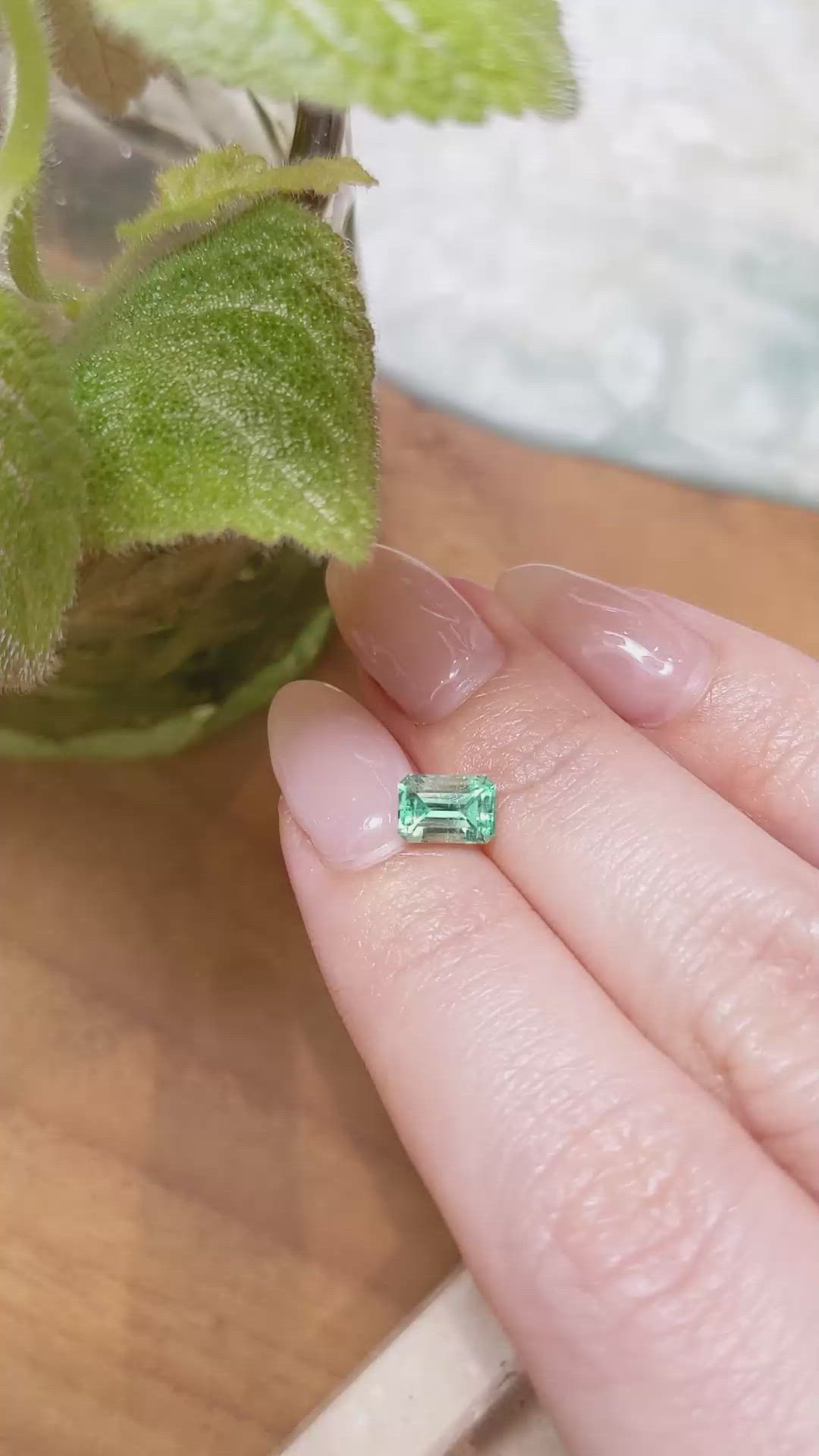 1.02 Ct. Emerald from Russia Size Video