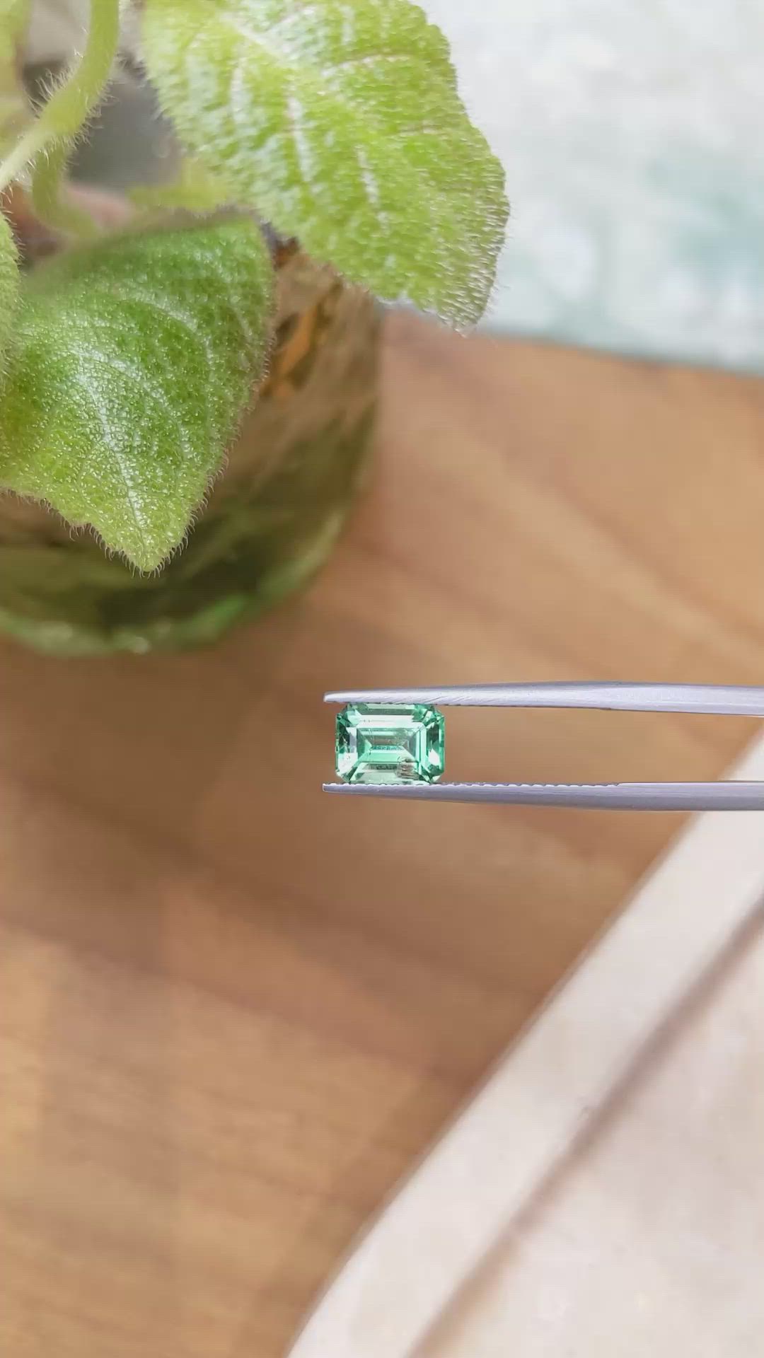 1.41 Ct. Emerald from Russia Size Video