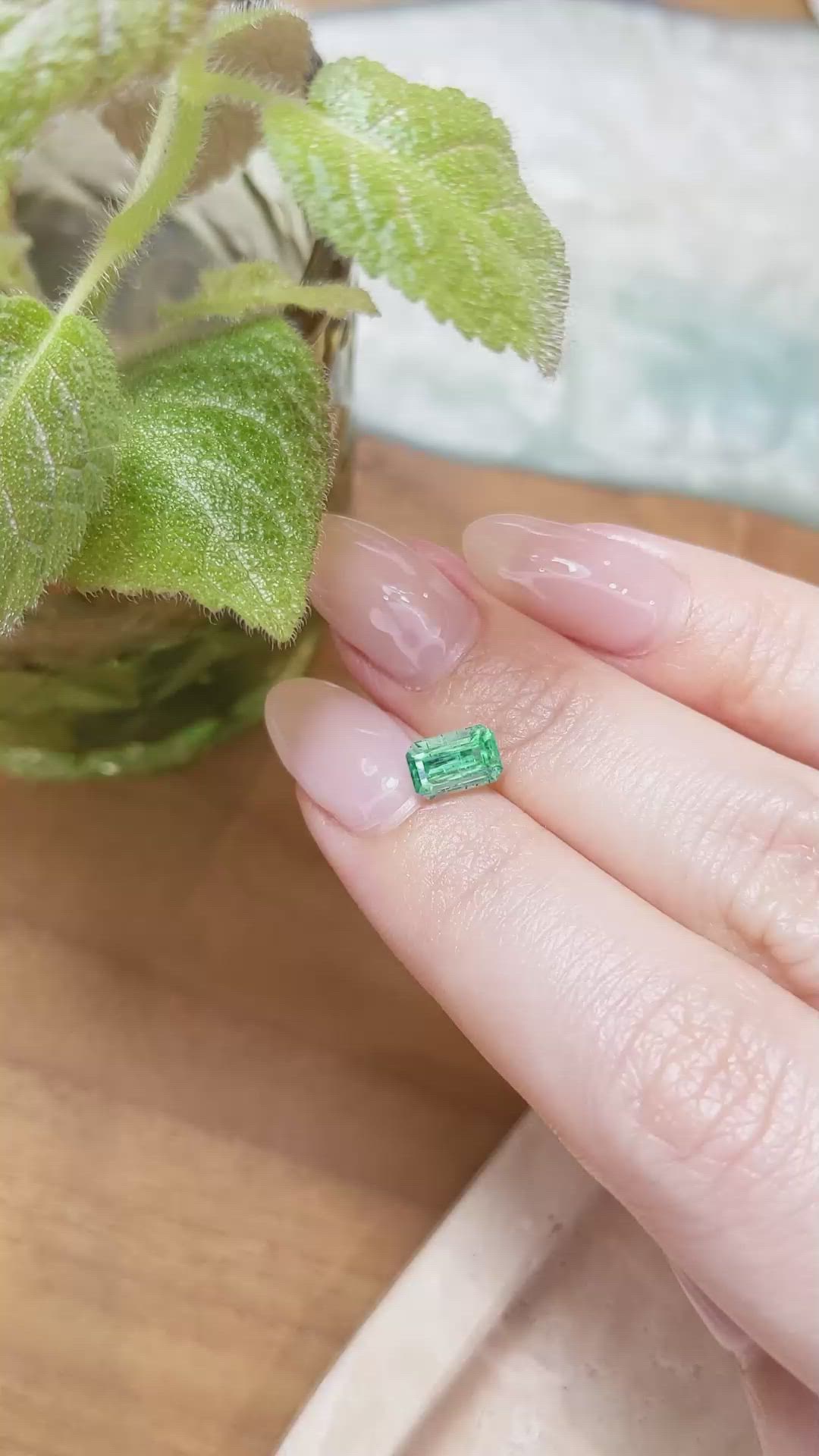1.14 Ct. Emerald from Russia Size Video