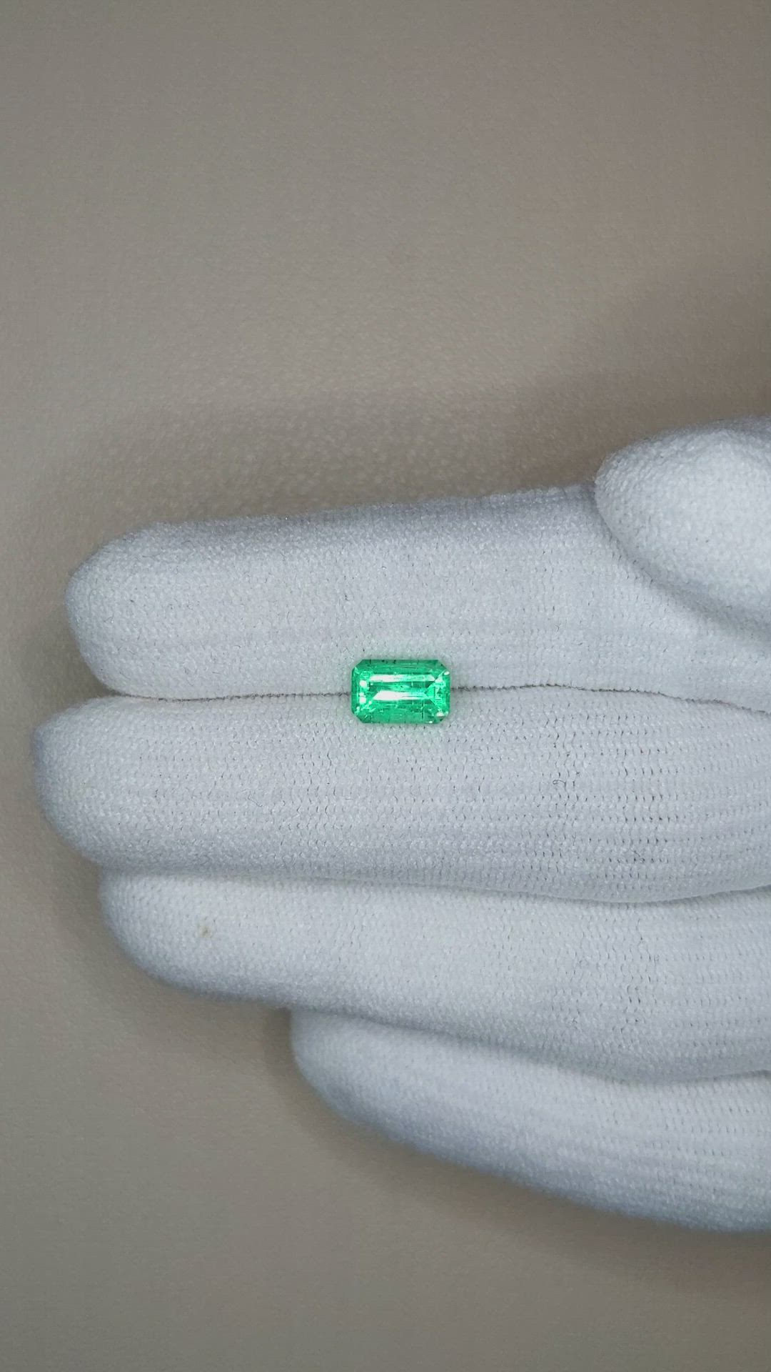 1.14 Ct. Emerald from Russia Size Video