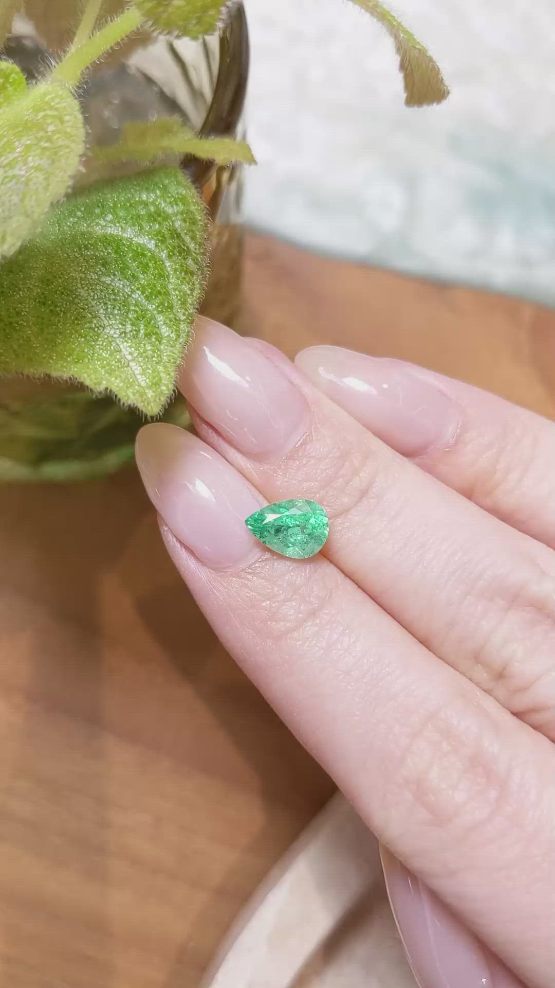1.31 Ct. Emerald from Russia Size Video