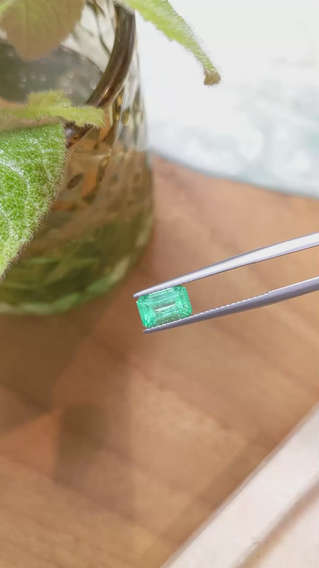 1.45 Ct. Emerald from Russia Size Video
