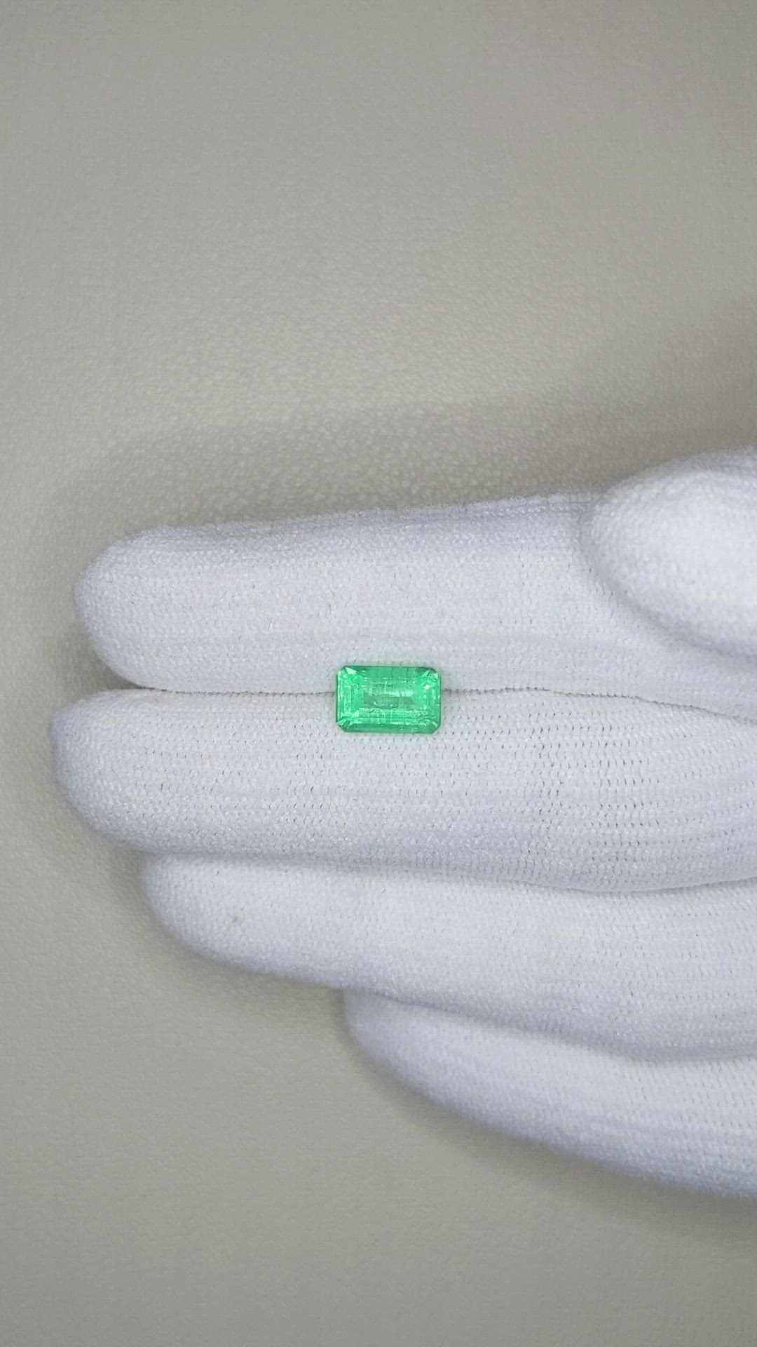 1.45 Ct. Emerald from Russia Size Video