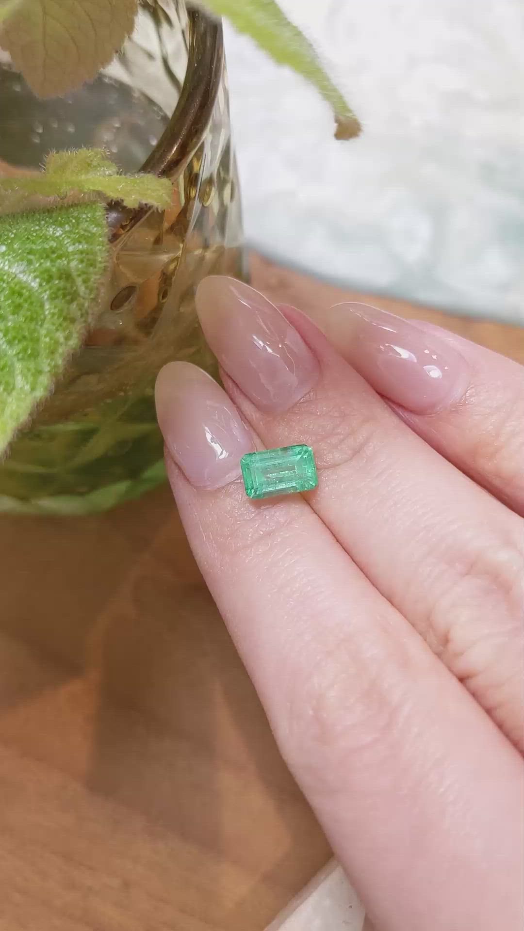 1.45 Ct. Emerald from Russia Size Video