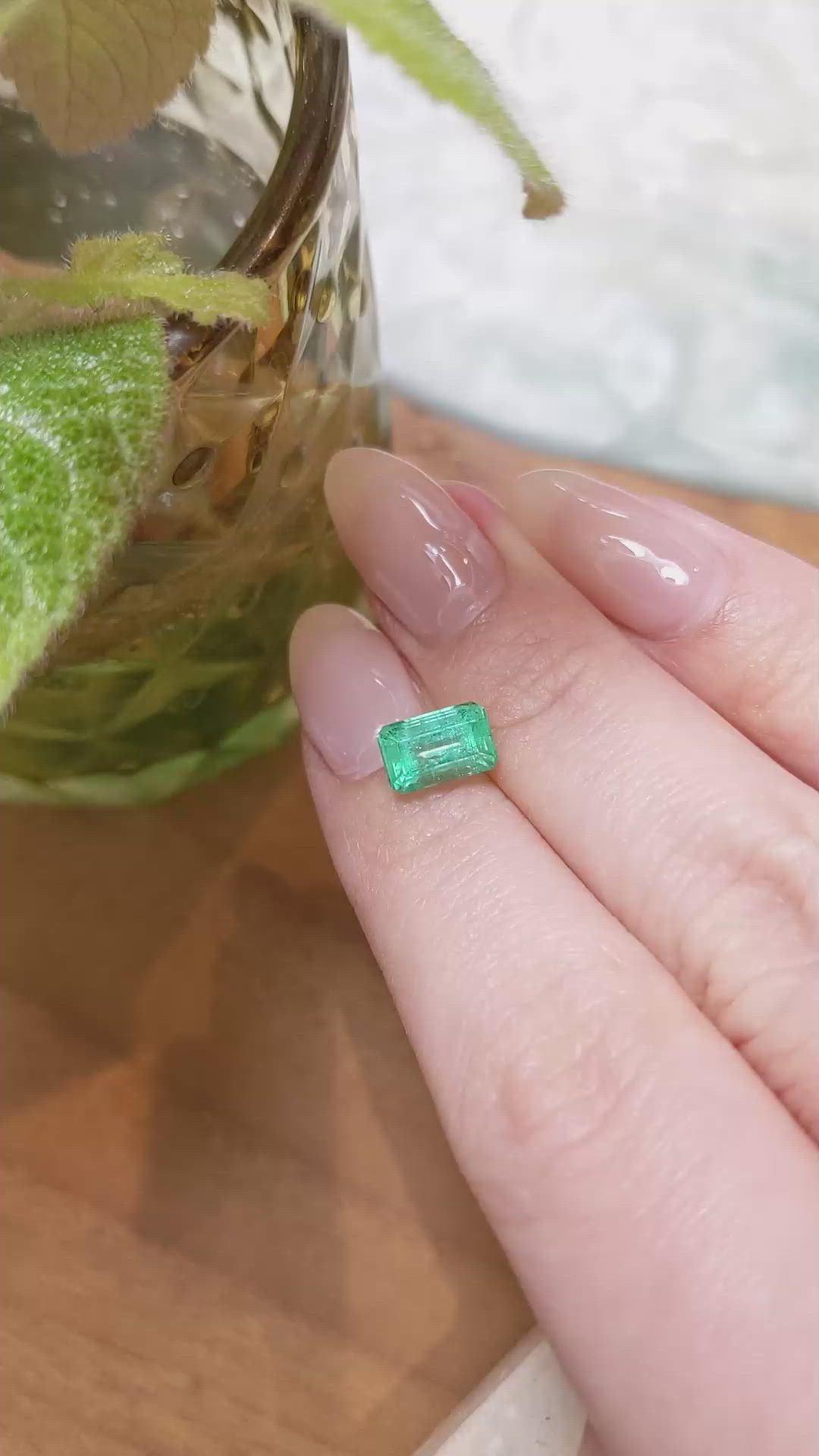 1.45 Ct. Emerald from Russia Size Video