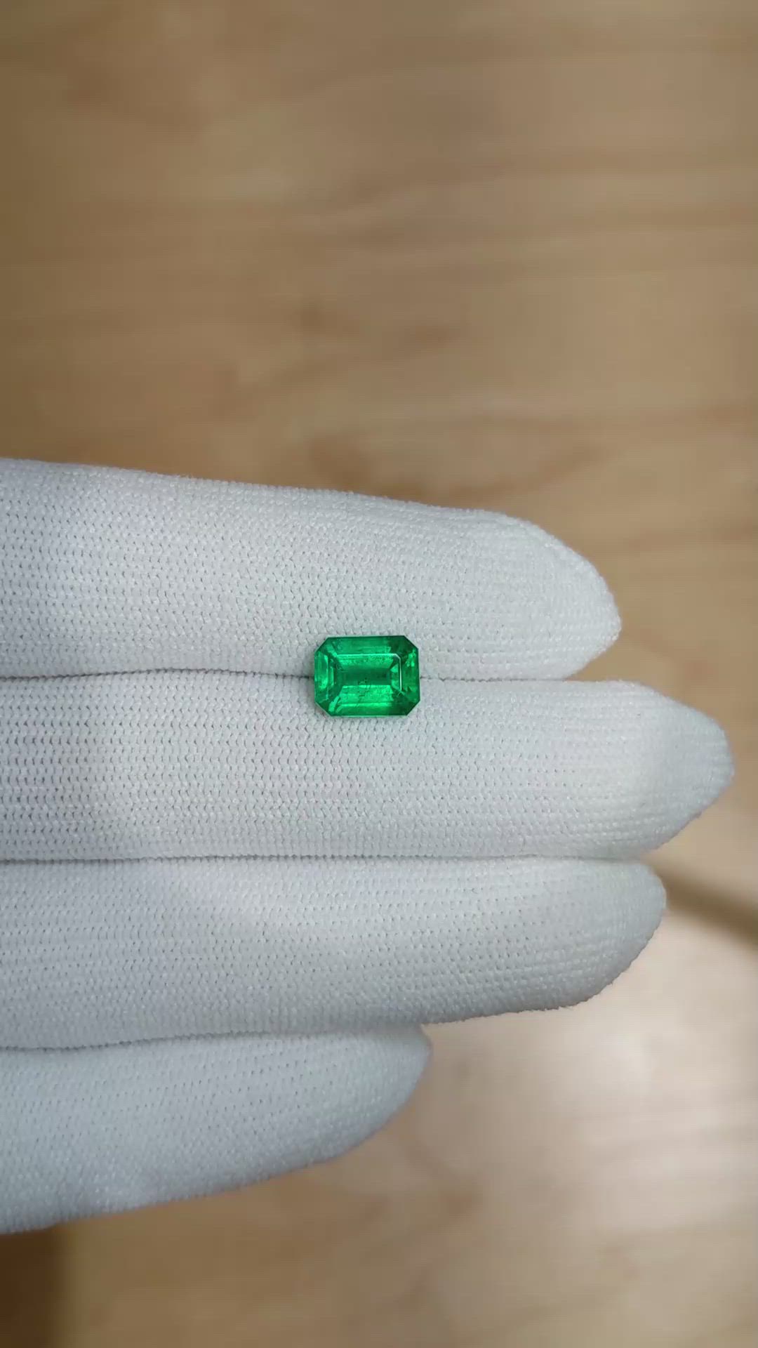 2.19 Ct. Emerald from Zambia Size Video