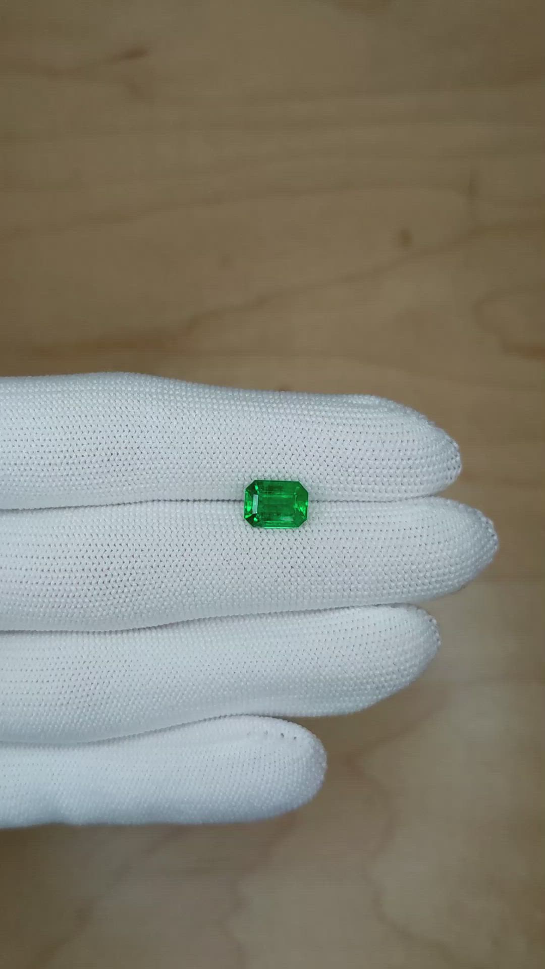 1.97 Ct. Emerald from Zambia Size Video