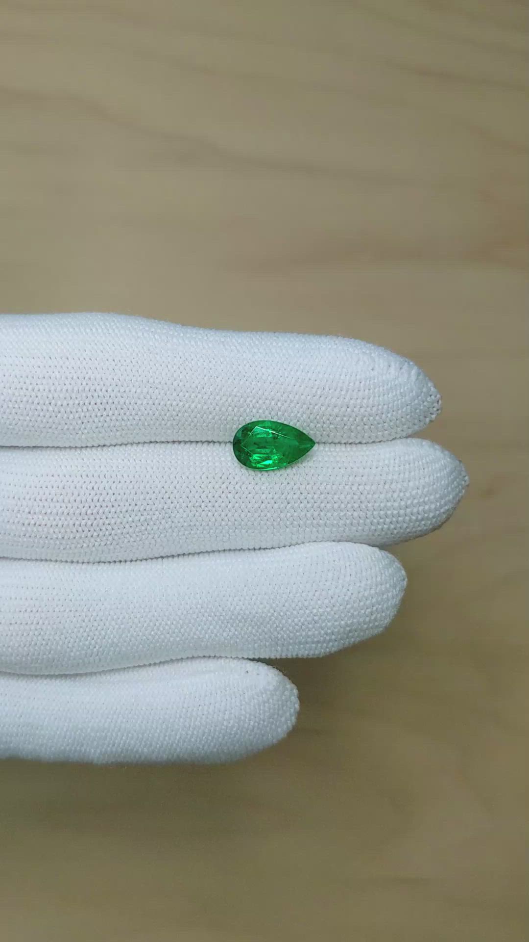 2.34 Ct. Emerald from Zambia Size Video