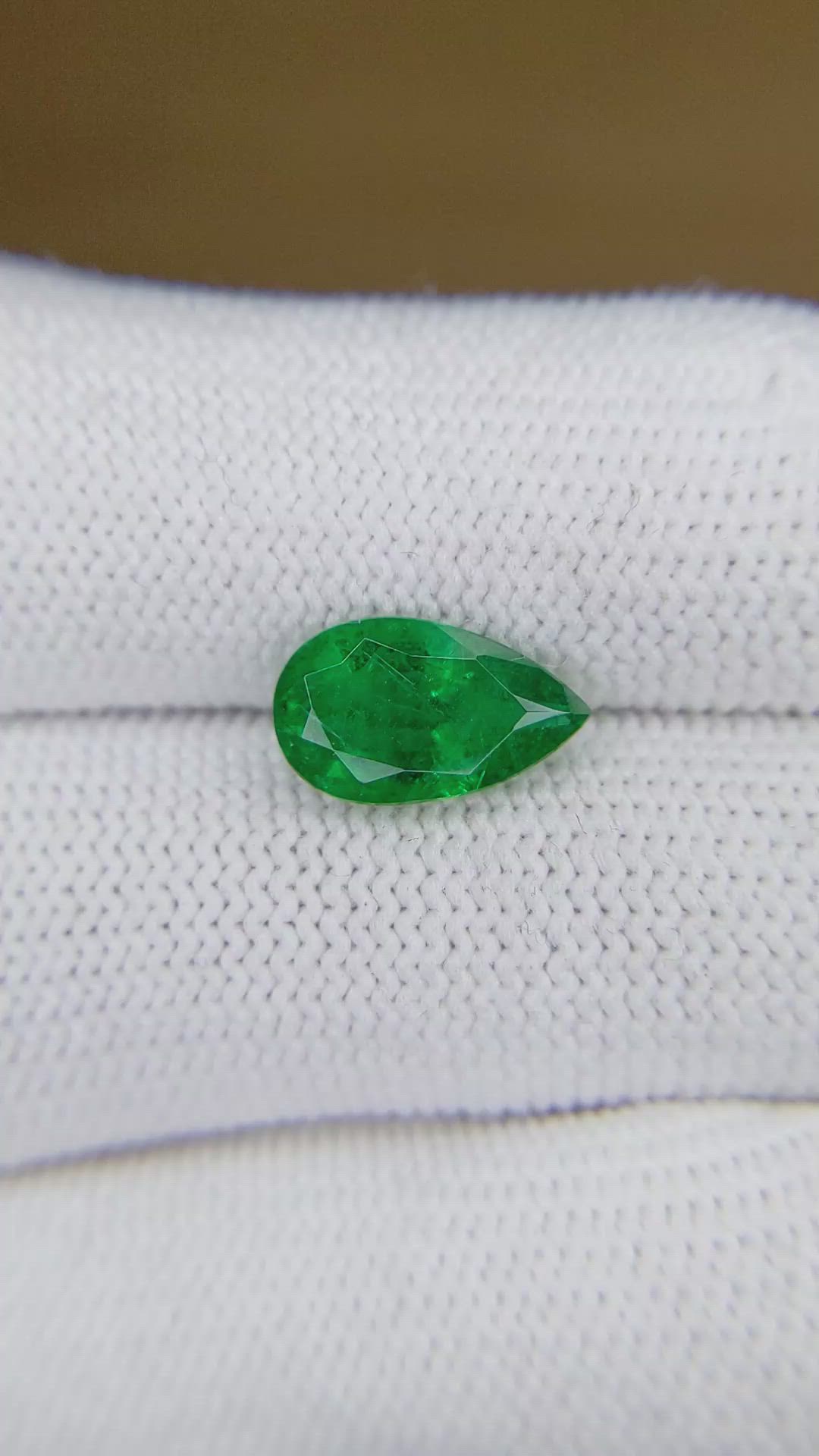 2.34 Ct. Emerald from Zambia Size Video