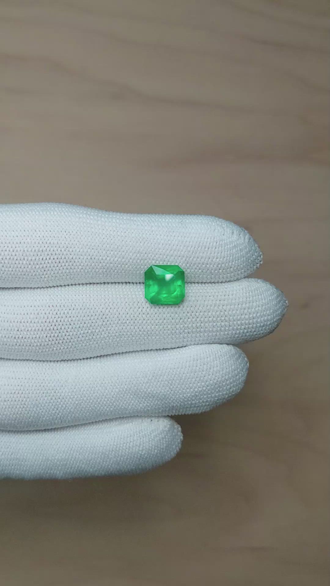 2.95 Ct. Emerald from Brazil Size Video