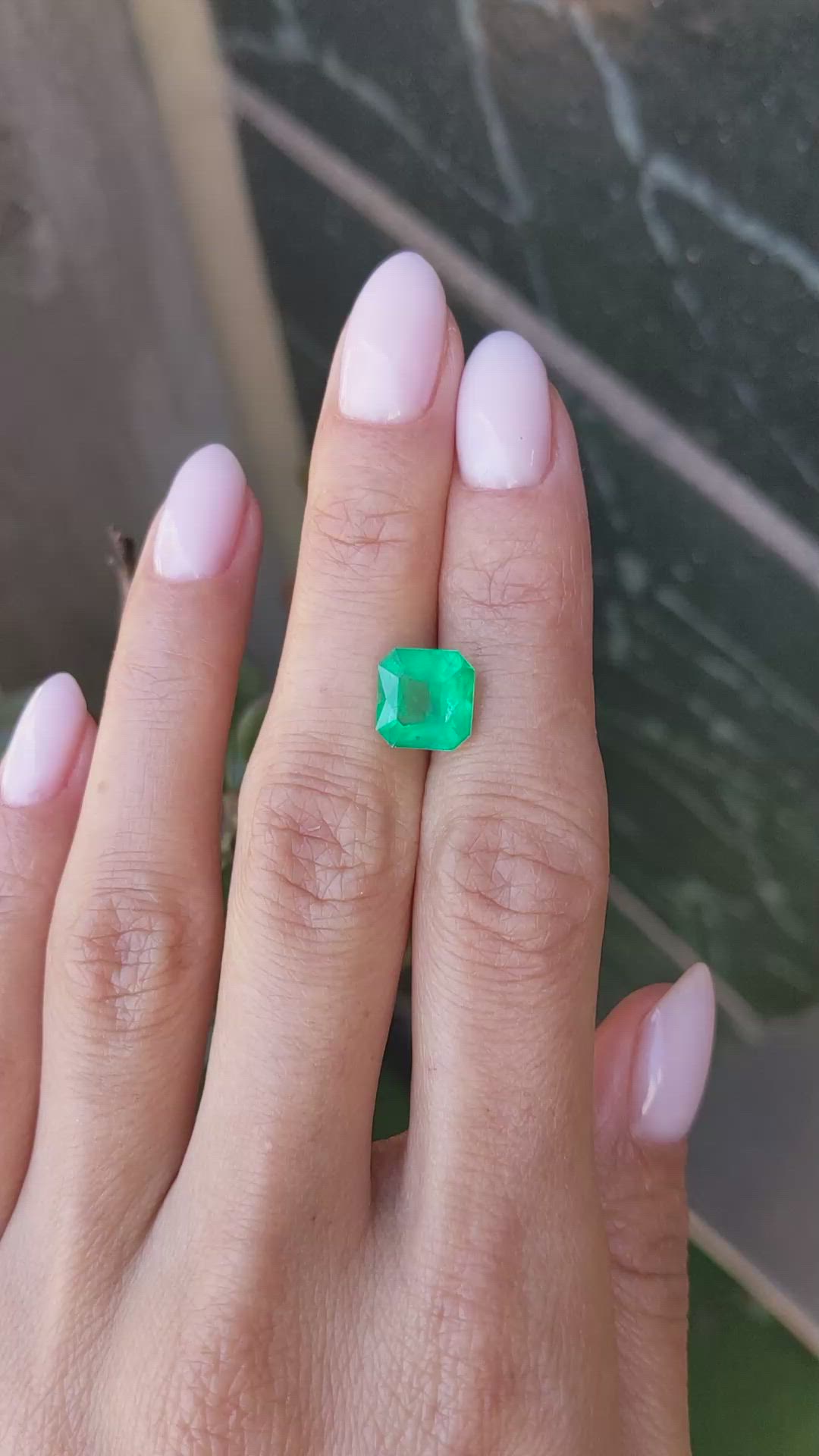 2.95 Ct. Emerald from Brazil Size Video