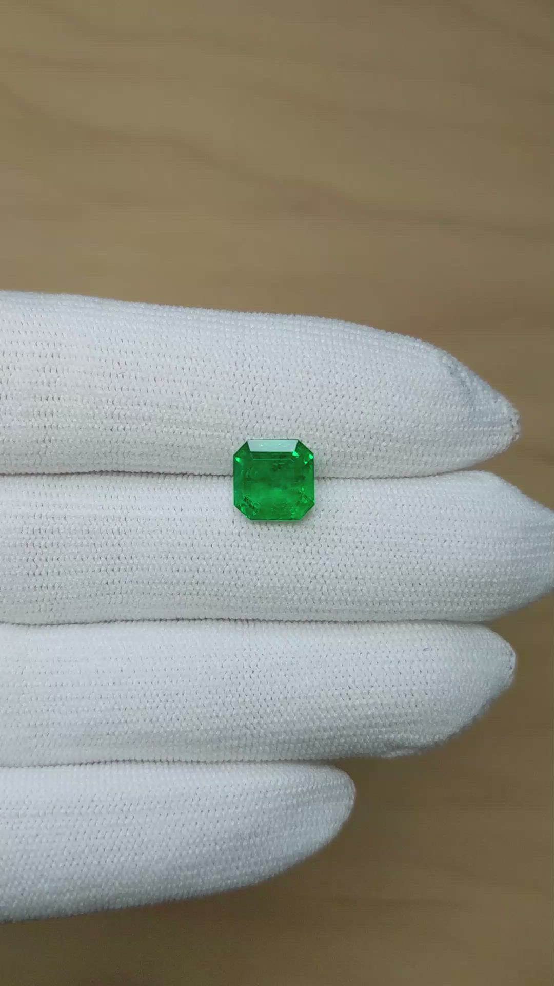 2.47 Ct. Emerald from Zambia Size Video