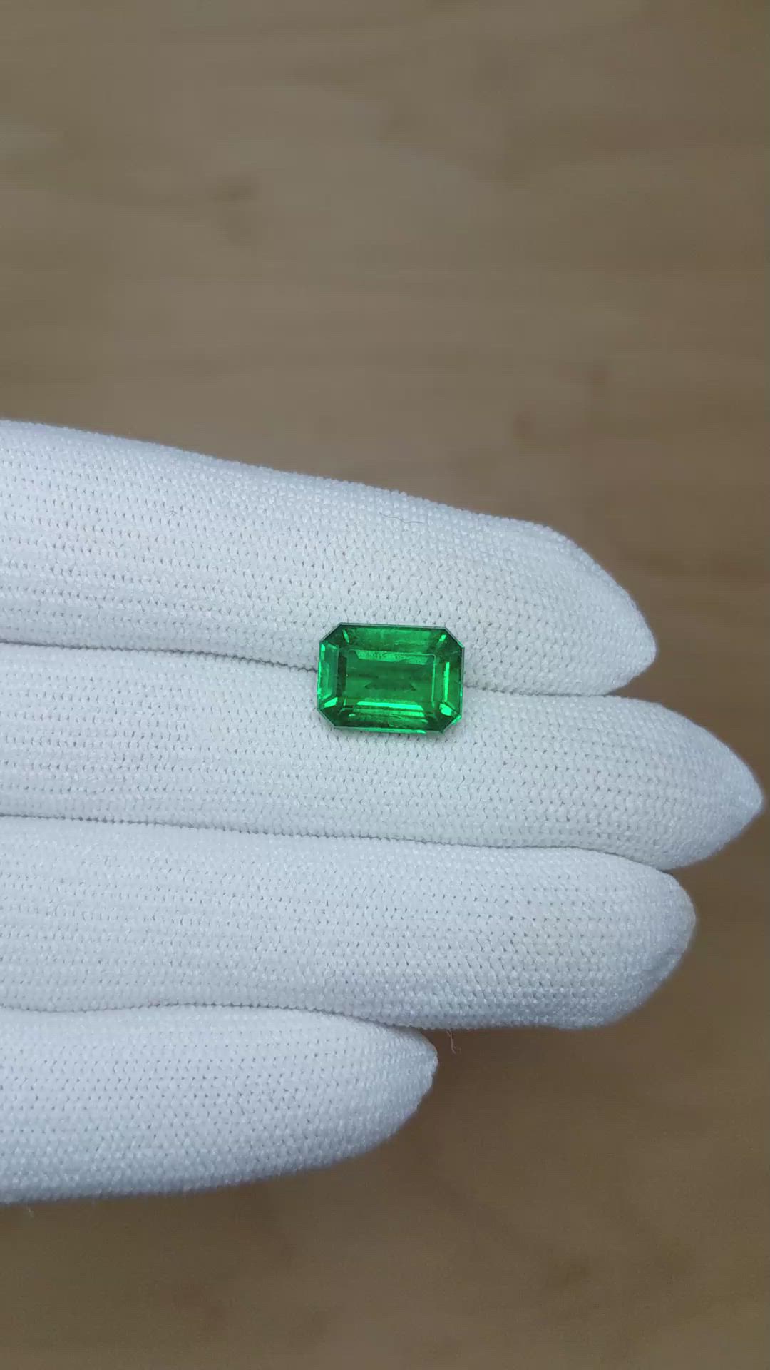 4.80 Ct. Emerald from Zambia Size Video