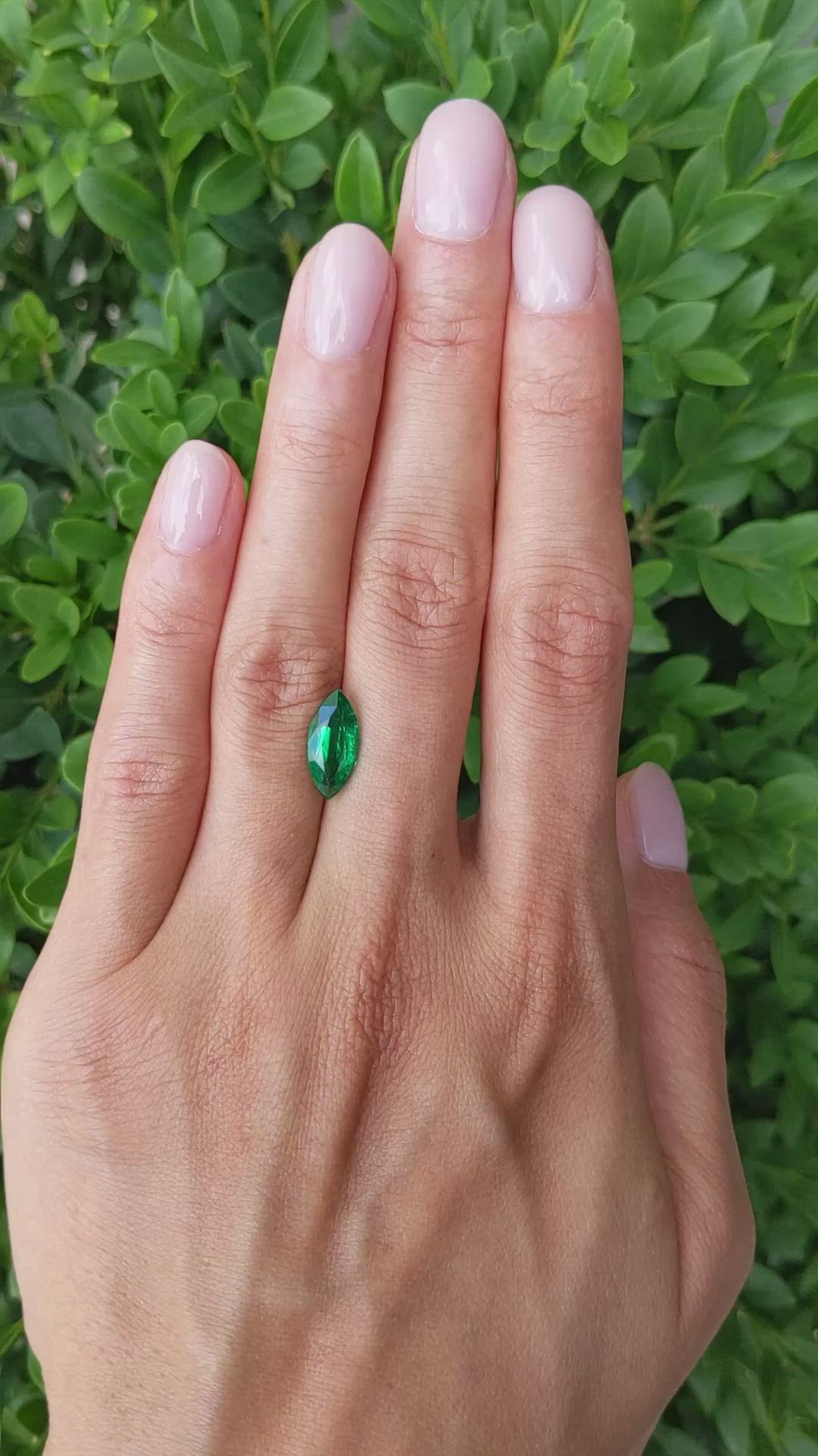1.90 Ct. Emerald from Zambia Size Video
