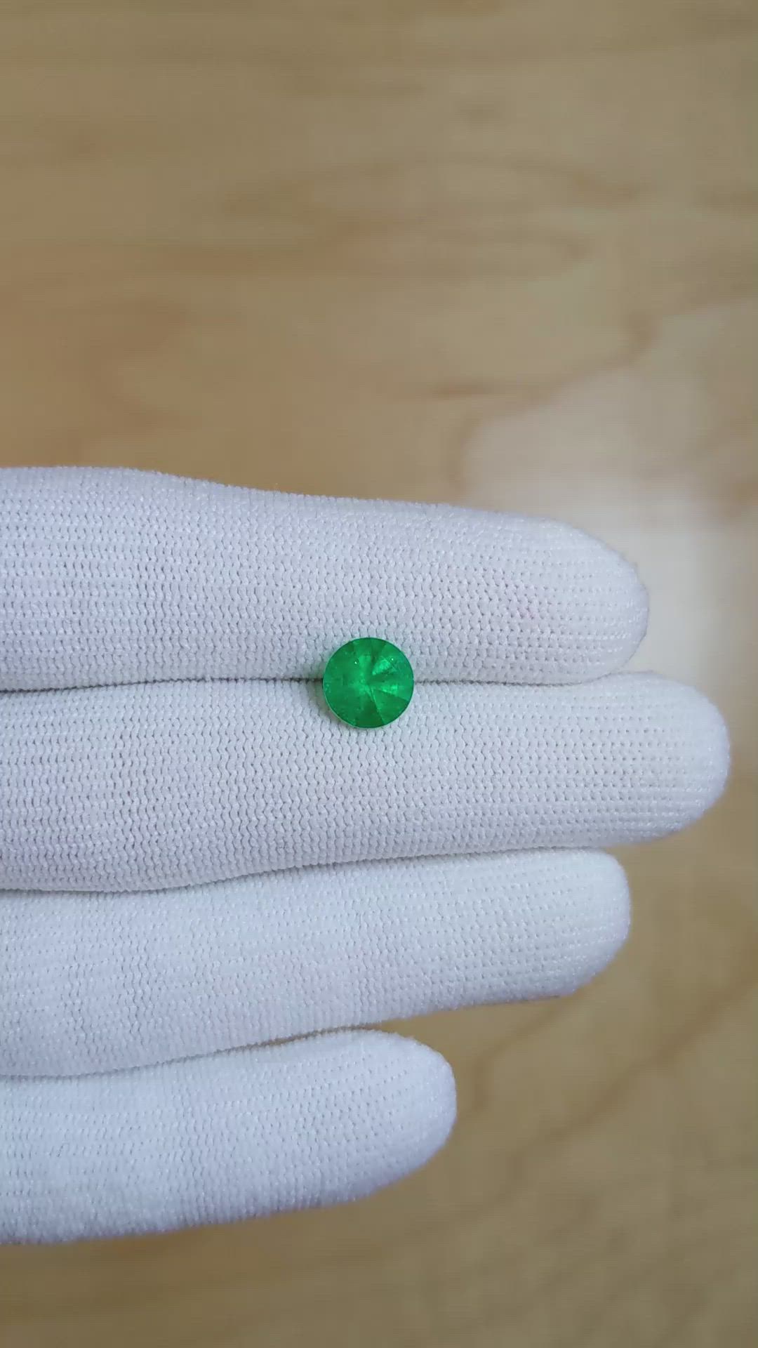 1.32 Ct. Emerald from Afghanistan Size Video