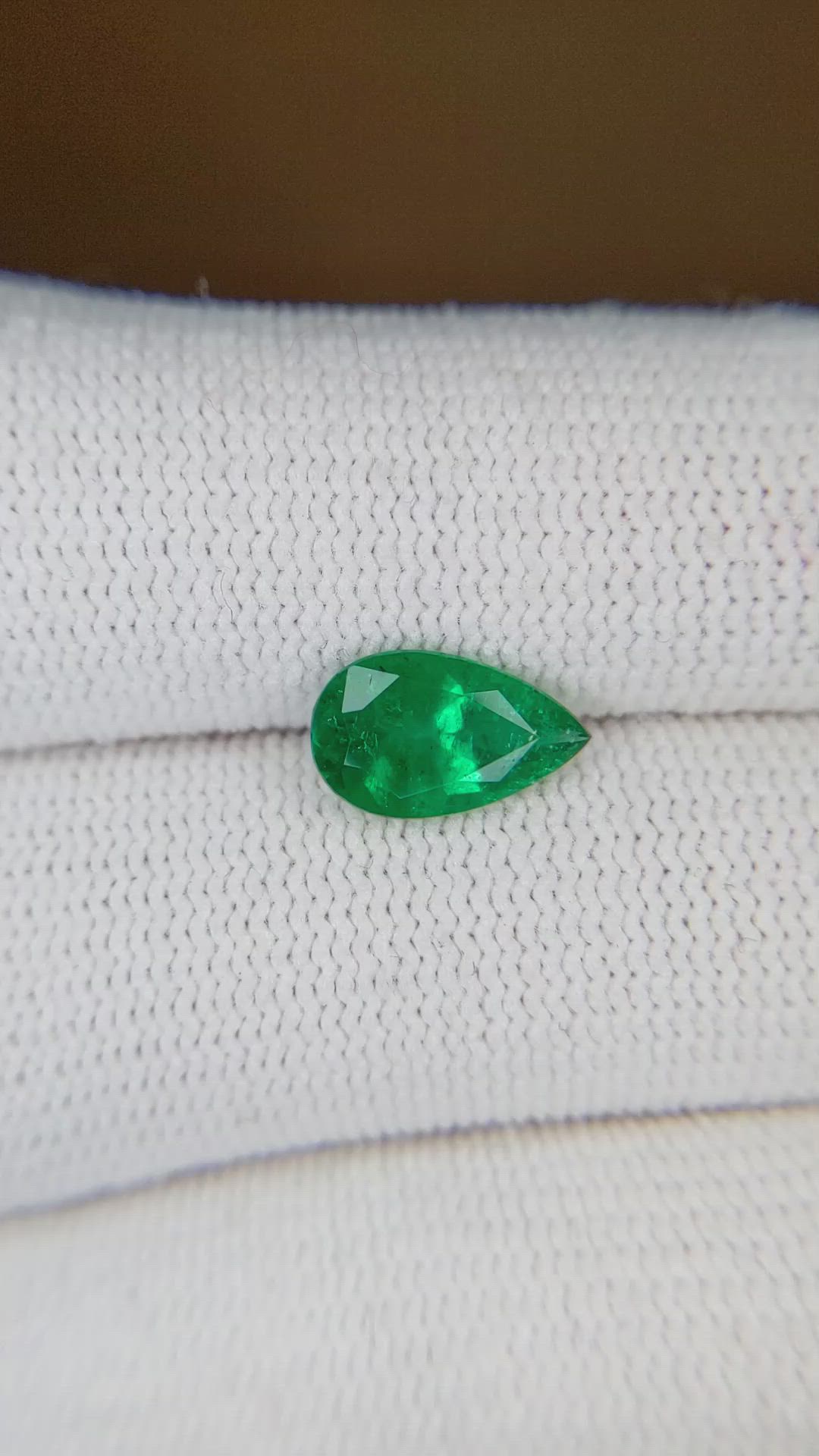 1.23 Ct. Emerald from Afghanistan Size Video