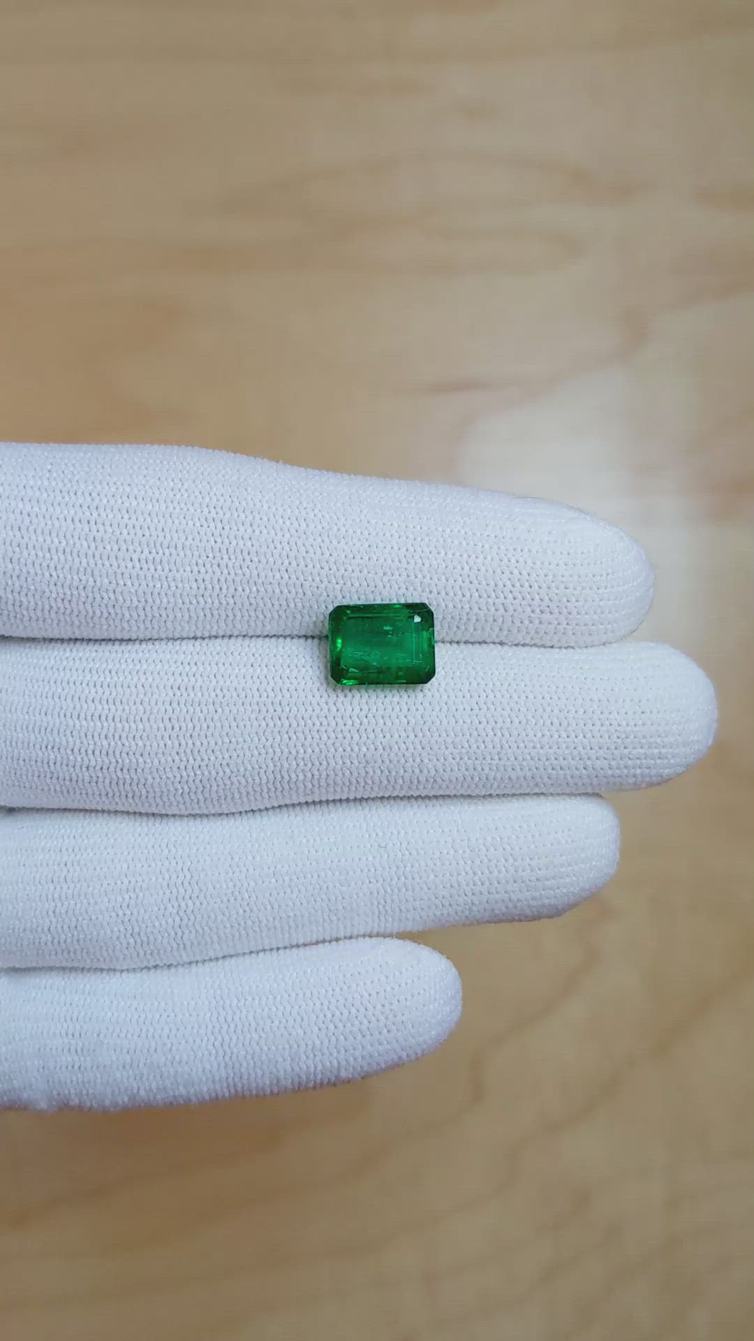 3.26 Ct. Emerald from Afghanistan Size Video