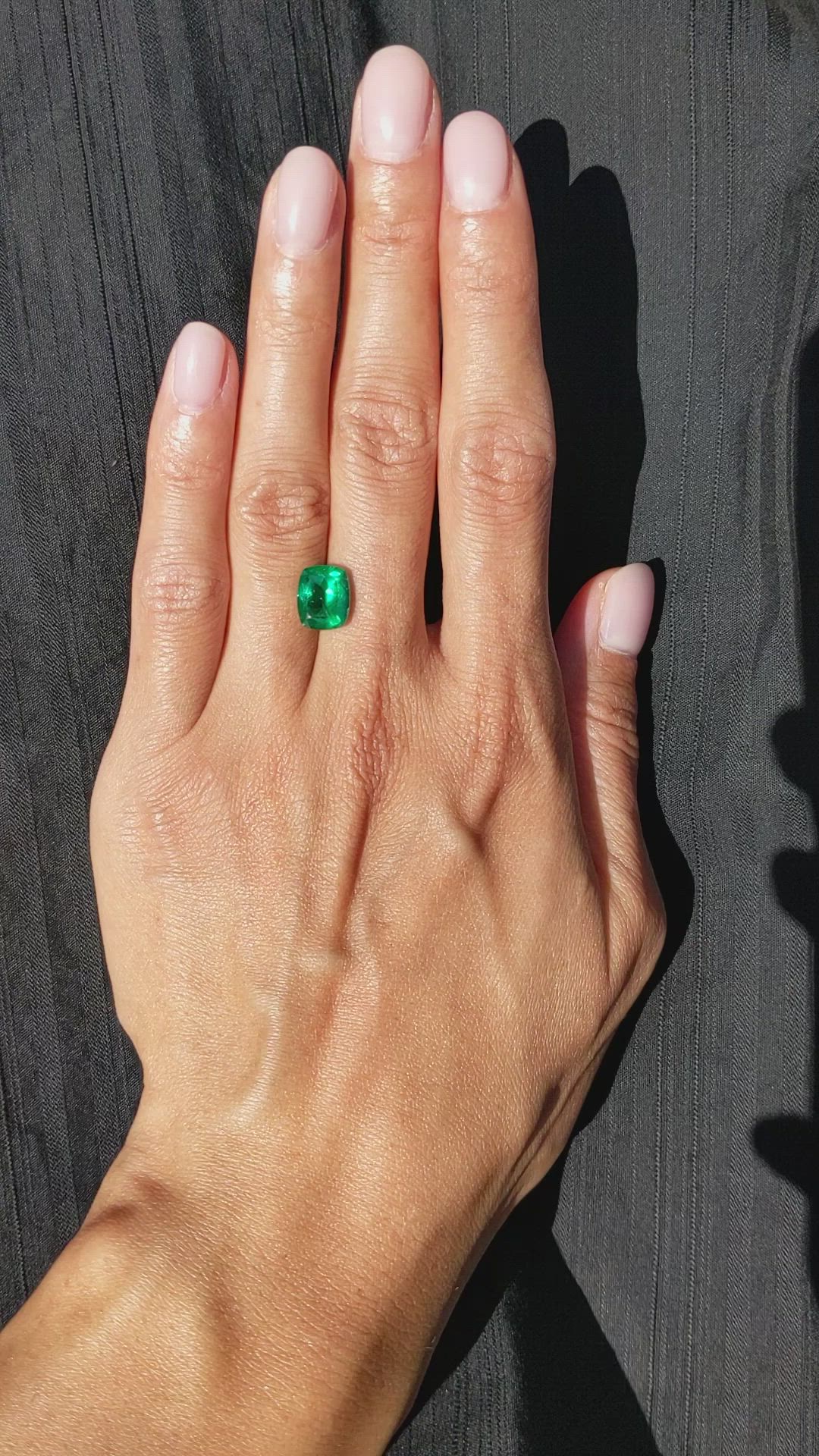2.35 Ct. Emerald from Afghanistan Size Video
