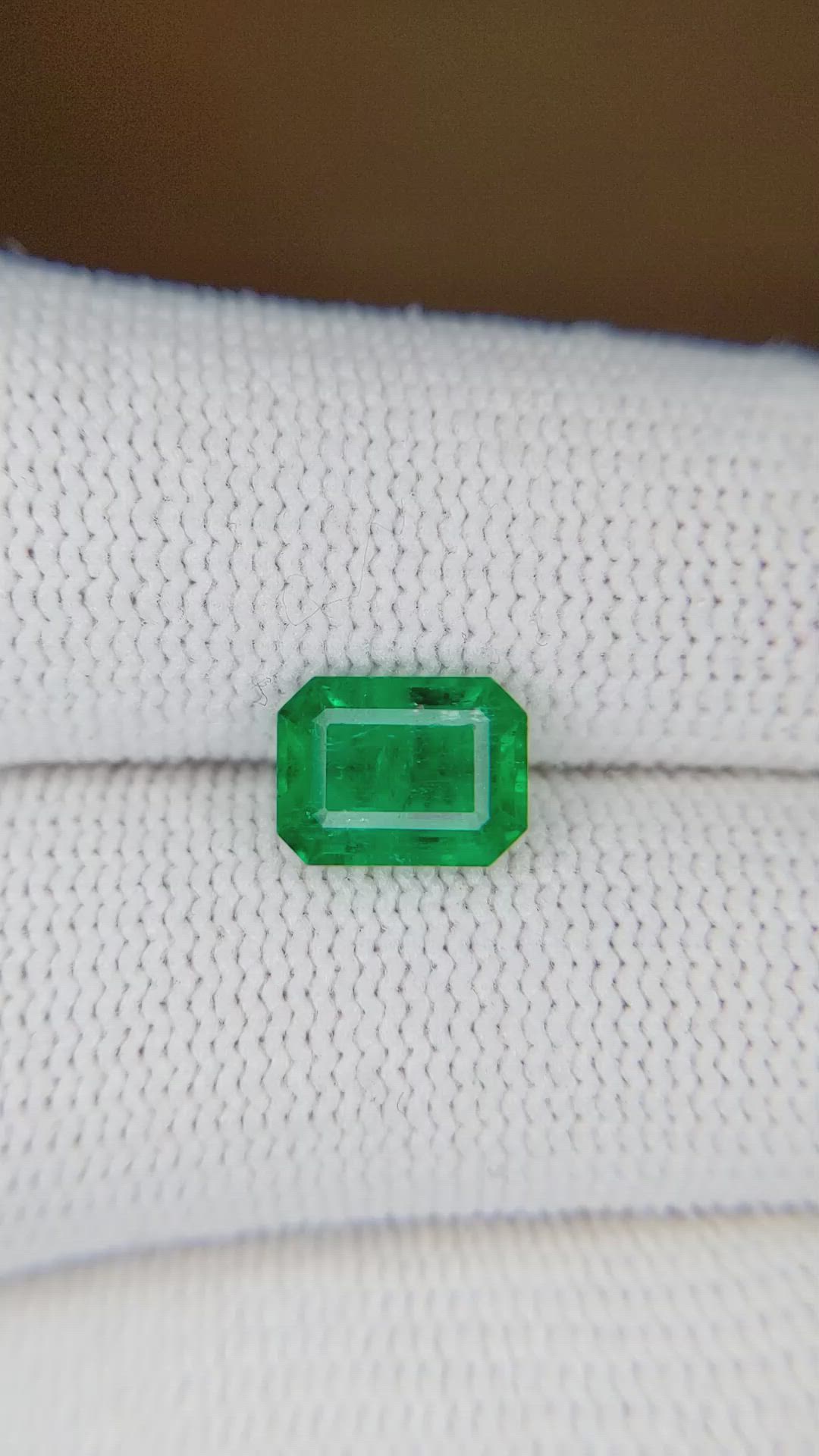1.45 Ct. Emerald from Afghanistan Size Video