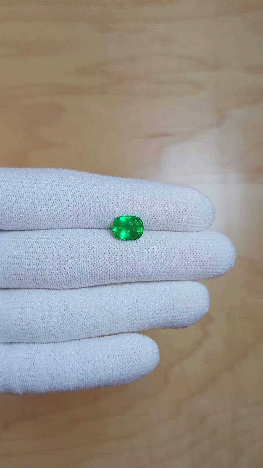 1.77 Ct. Emerald from Afghanistan Size Video