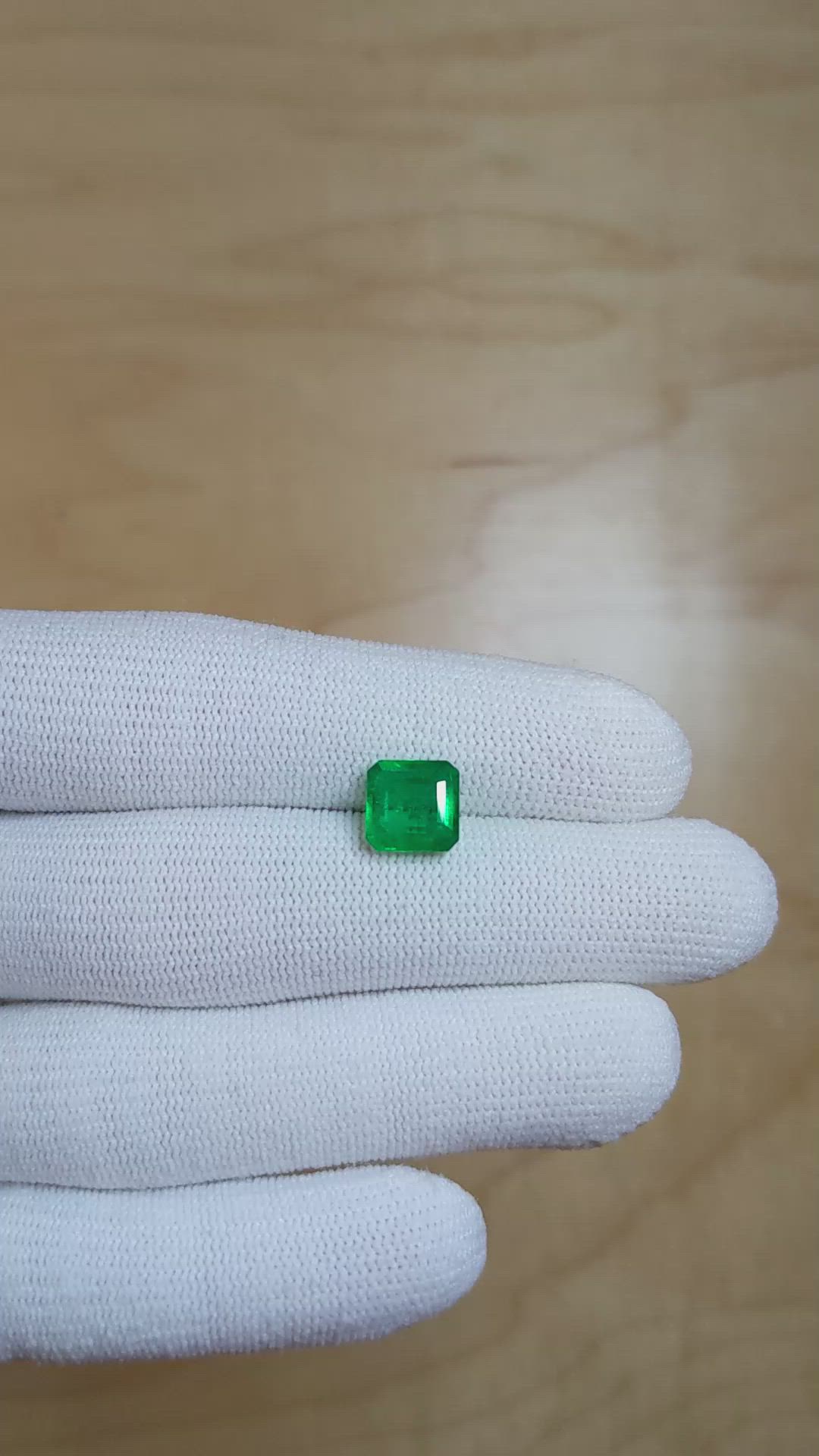 2.45 Ct. Emerald from Afghanistan Size Video
