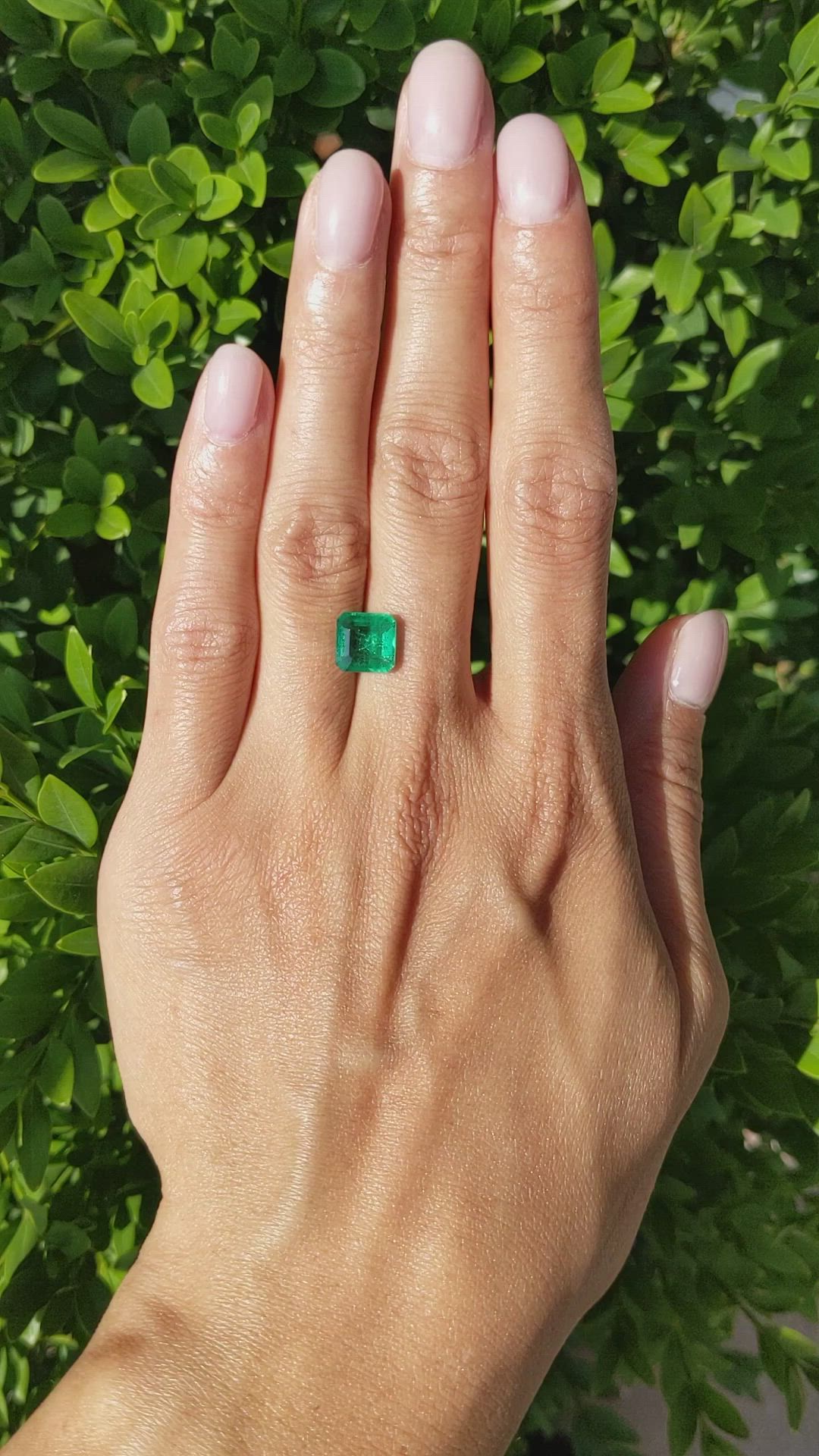 2.45 Ct. Emerald from Afghanistan Size Video