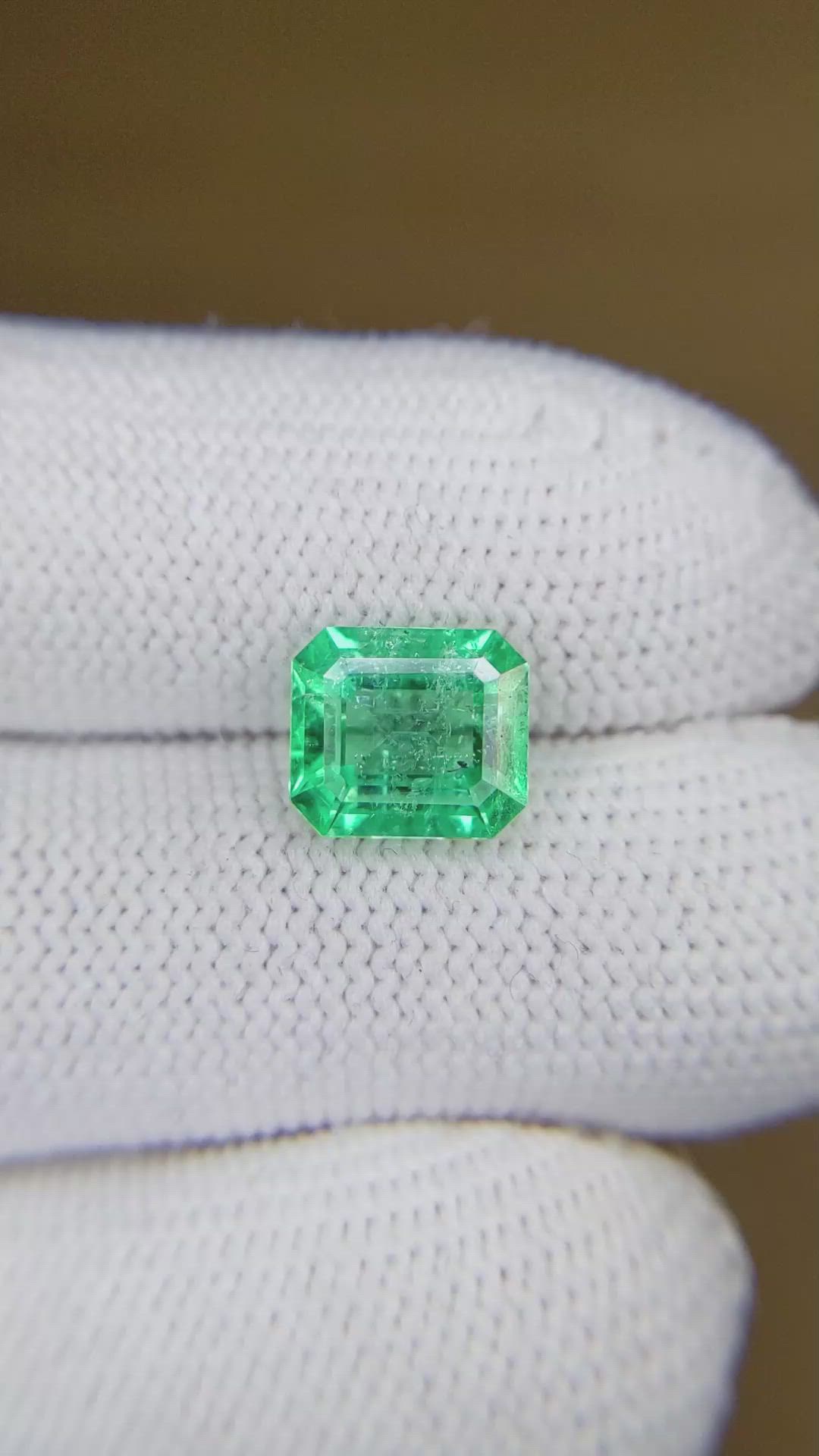 2.16 Ct. Emerald from Colombia Size Video