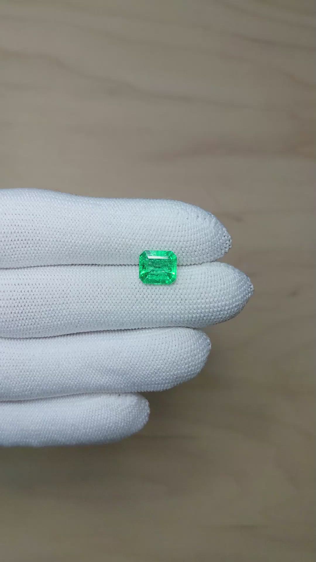2.16 Ct. Emerald from Colombia Size Video