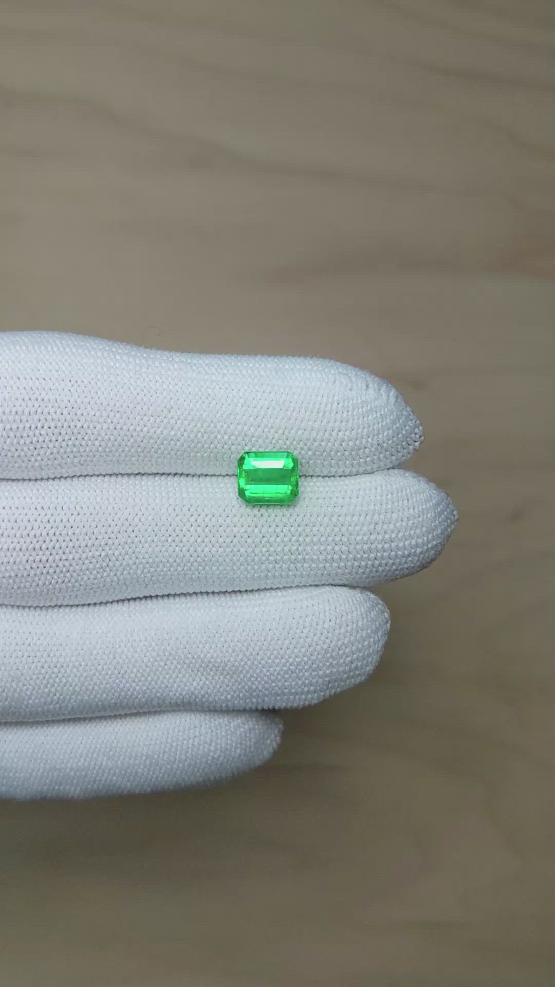 2.06 Ct. Emerald from Zambia Size Video
