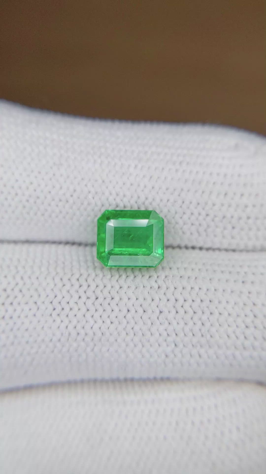 2.06 Ct. Emerald from Zambia Size Video
