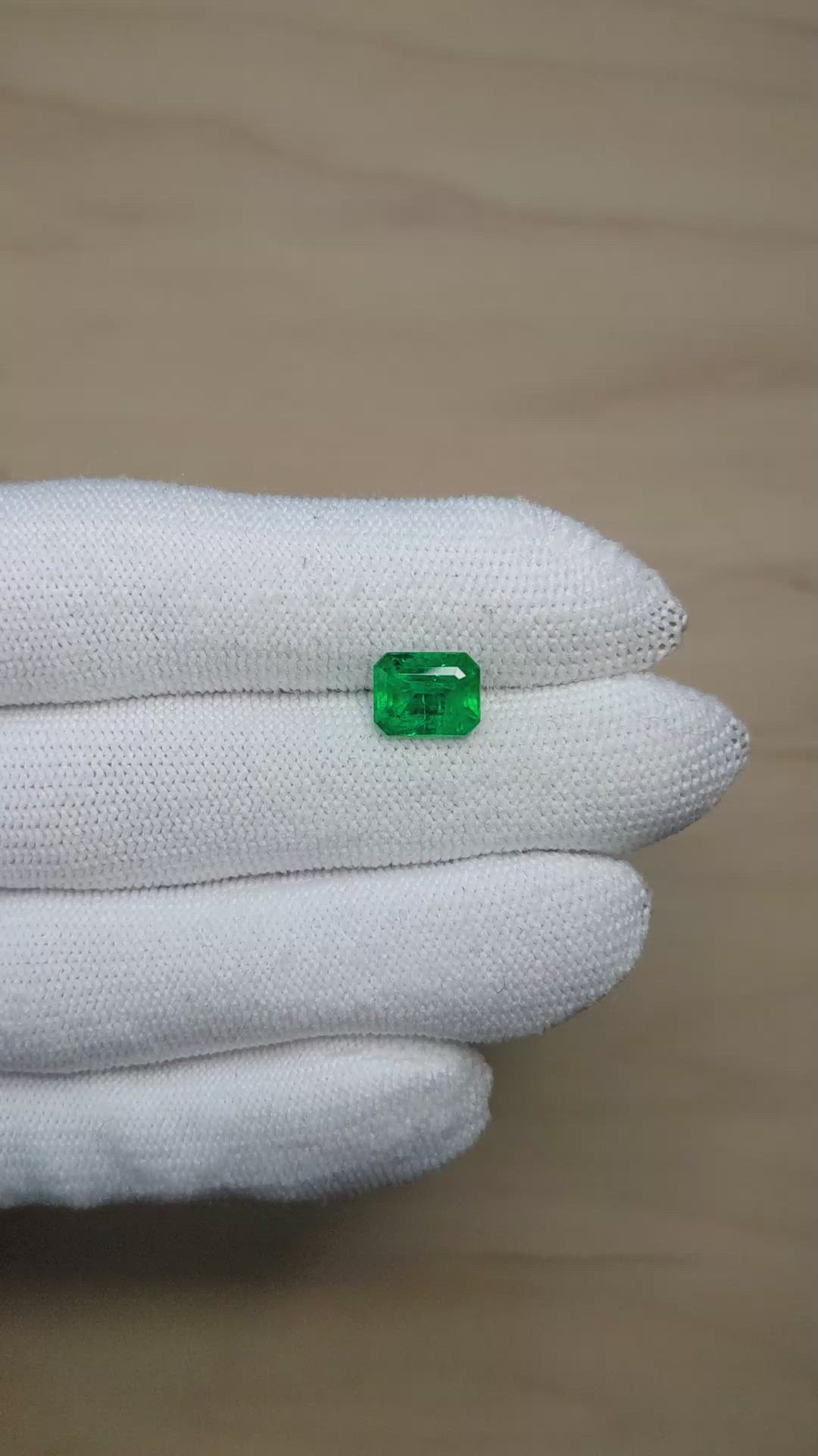 2.38 Ct. Emerald from Zambia Size Video