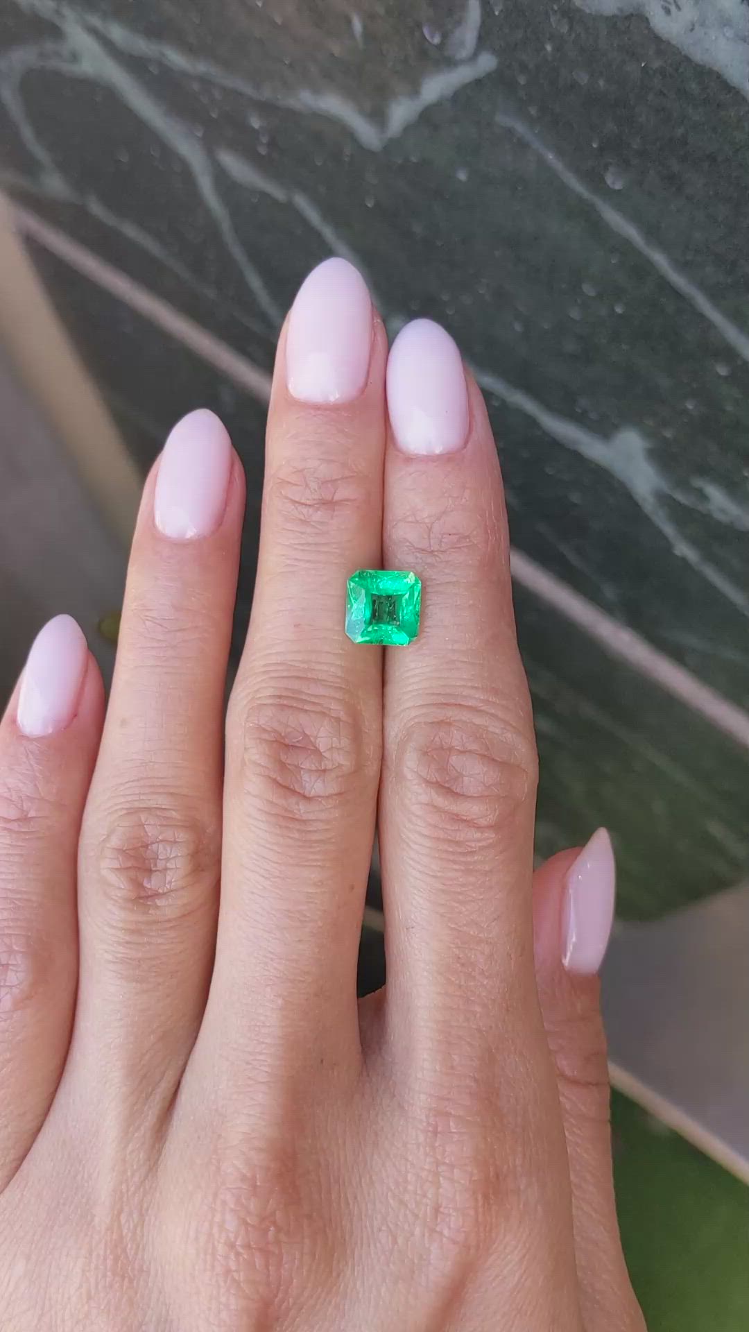 2.09 Ct. Emerald from Zambia Size Video