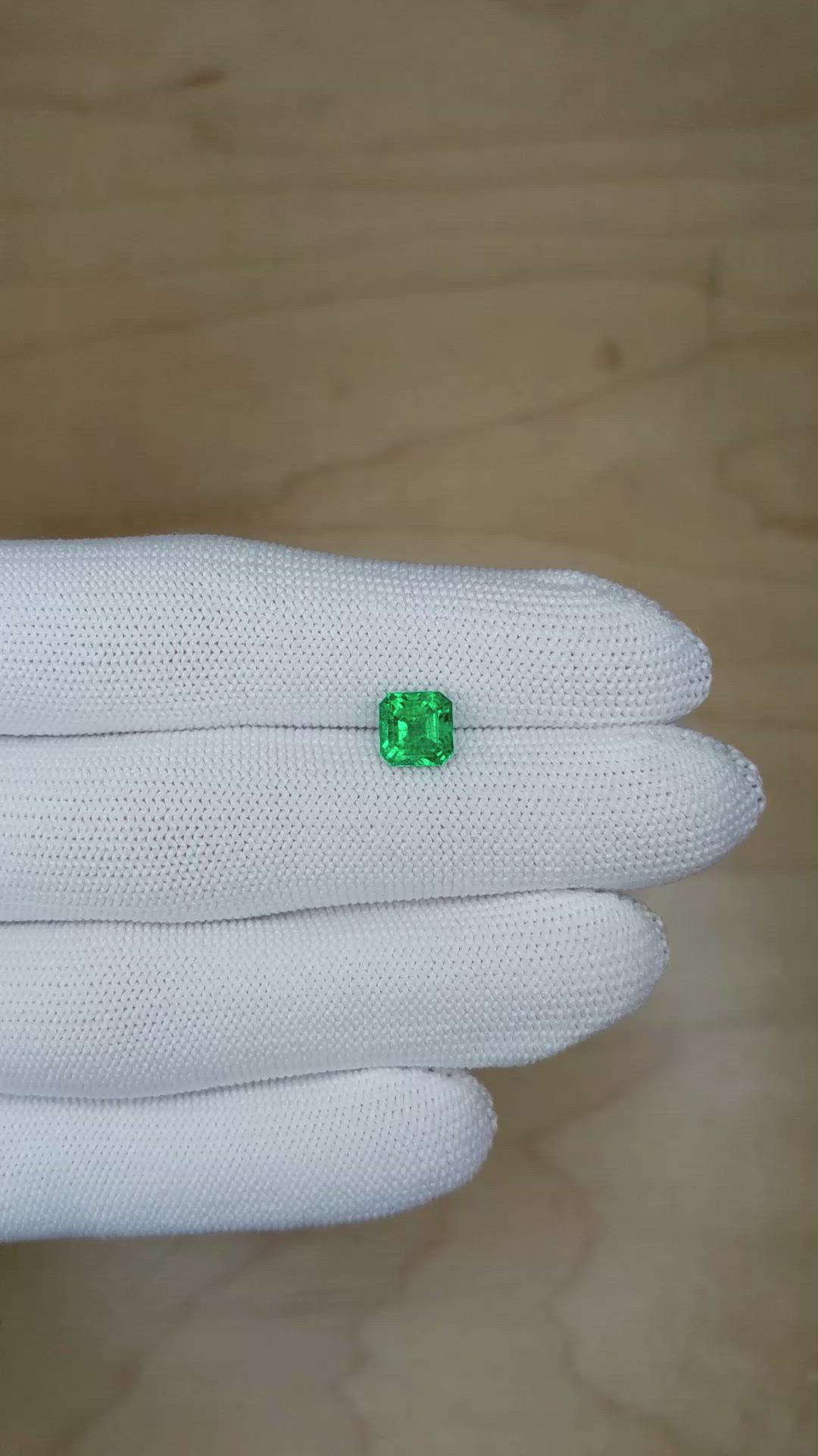 1.71 Ct. Emerald from Zambia Size Video