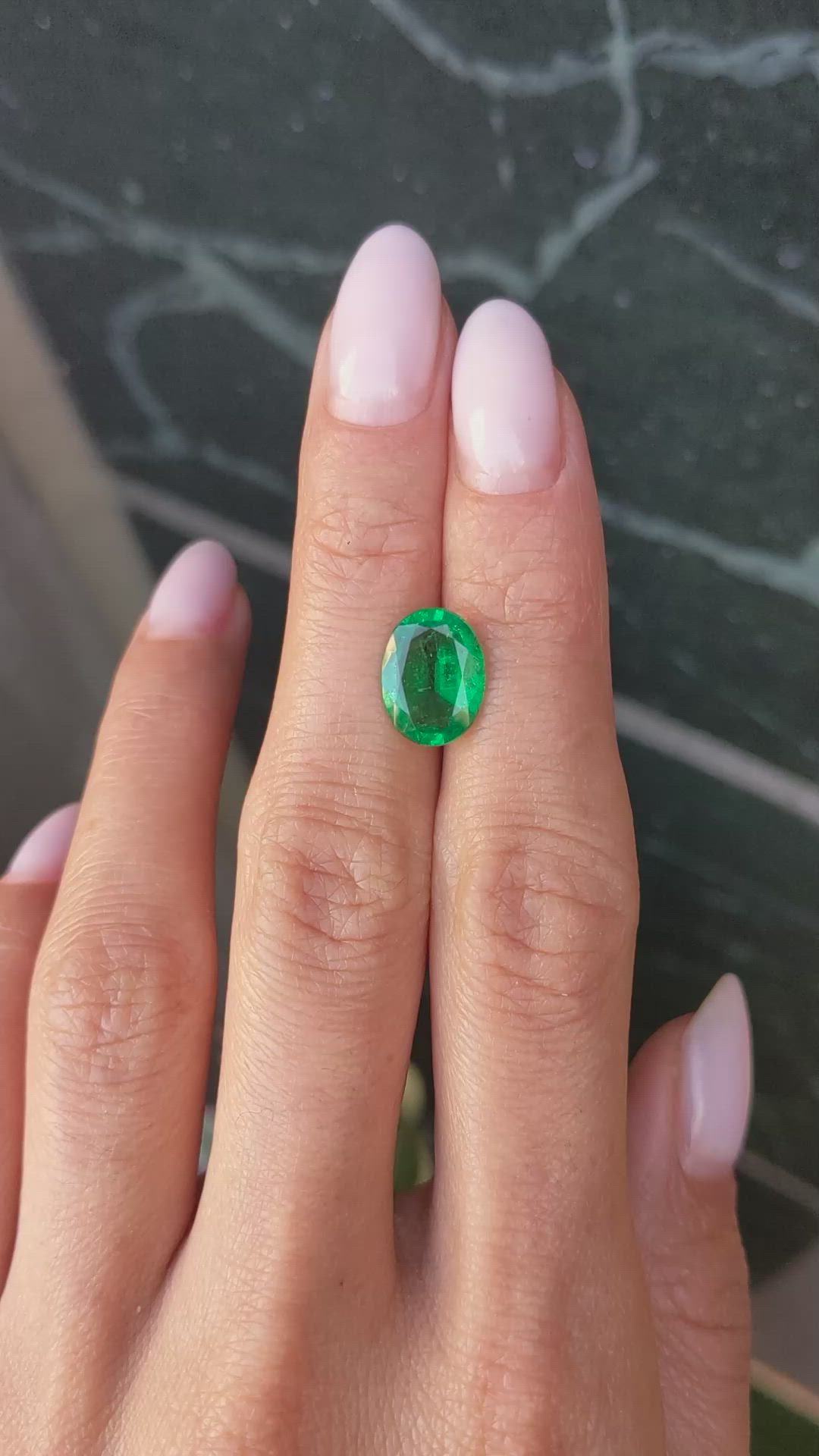 2.70 Ct. Emerald from Zambia Size Video