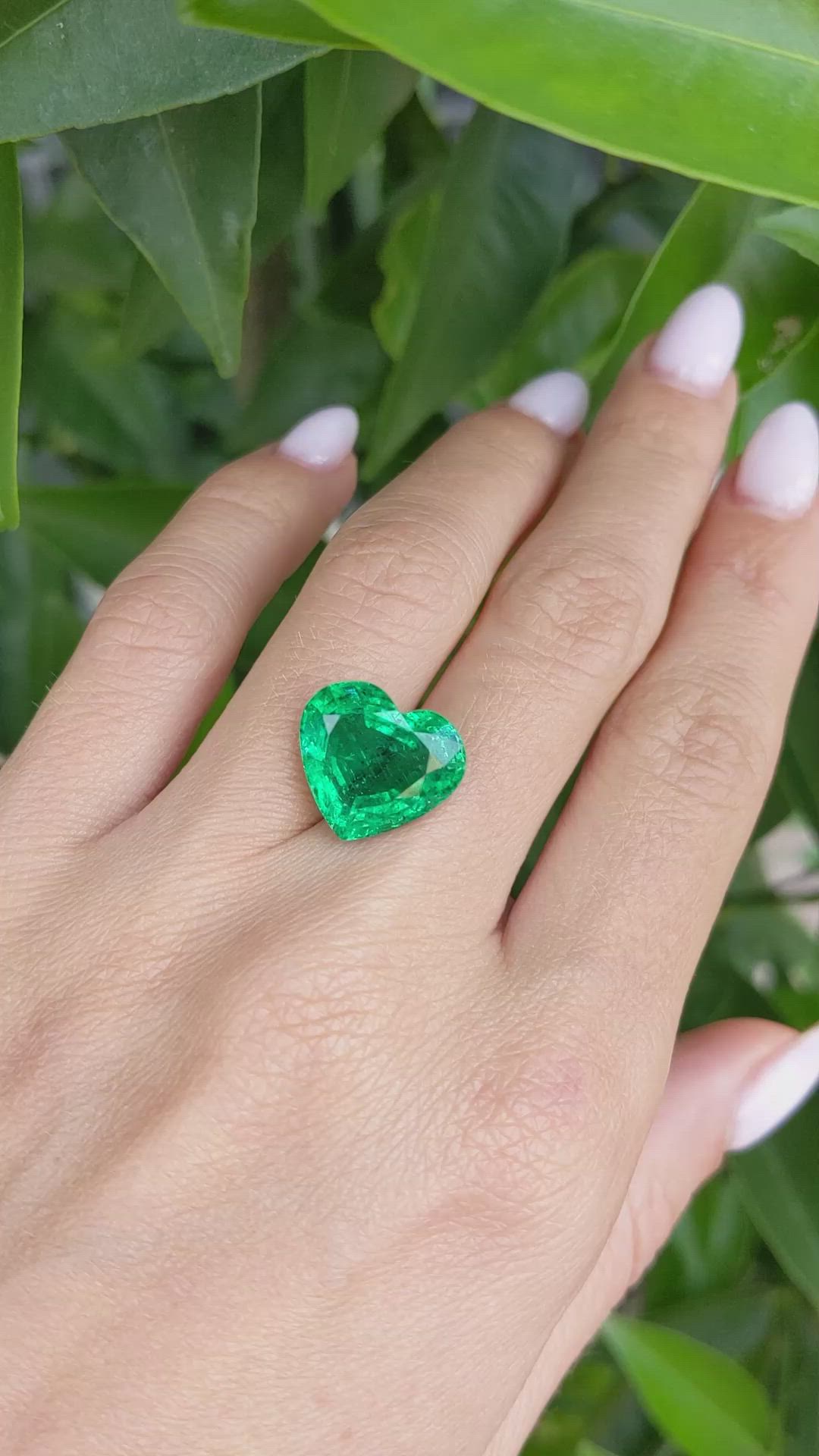 7.94 Ct. Emerald from Zambia Size Video