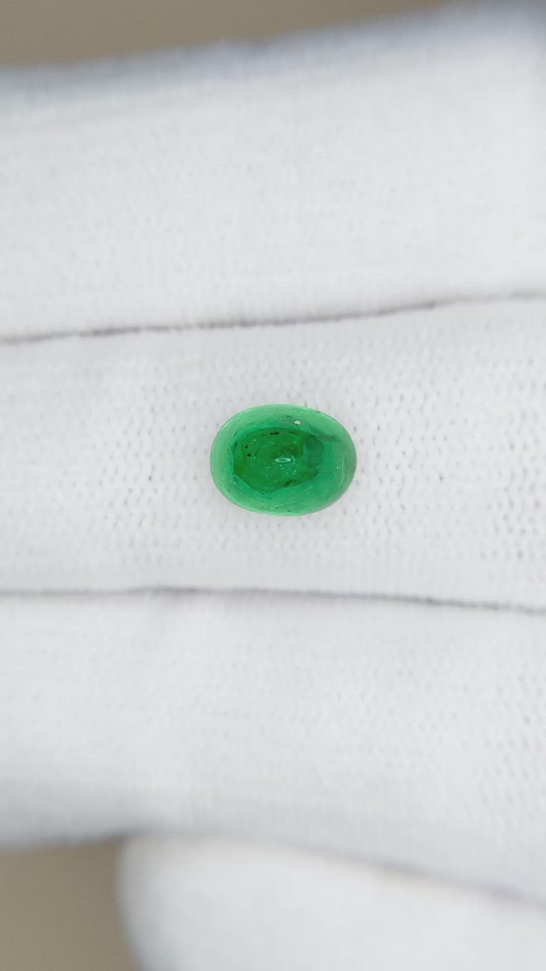 1.46 Ct. Cabochon Emerald from Pakistan Size Video