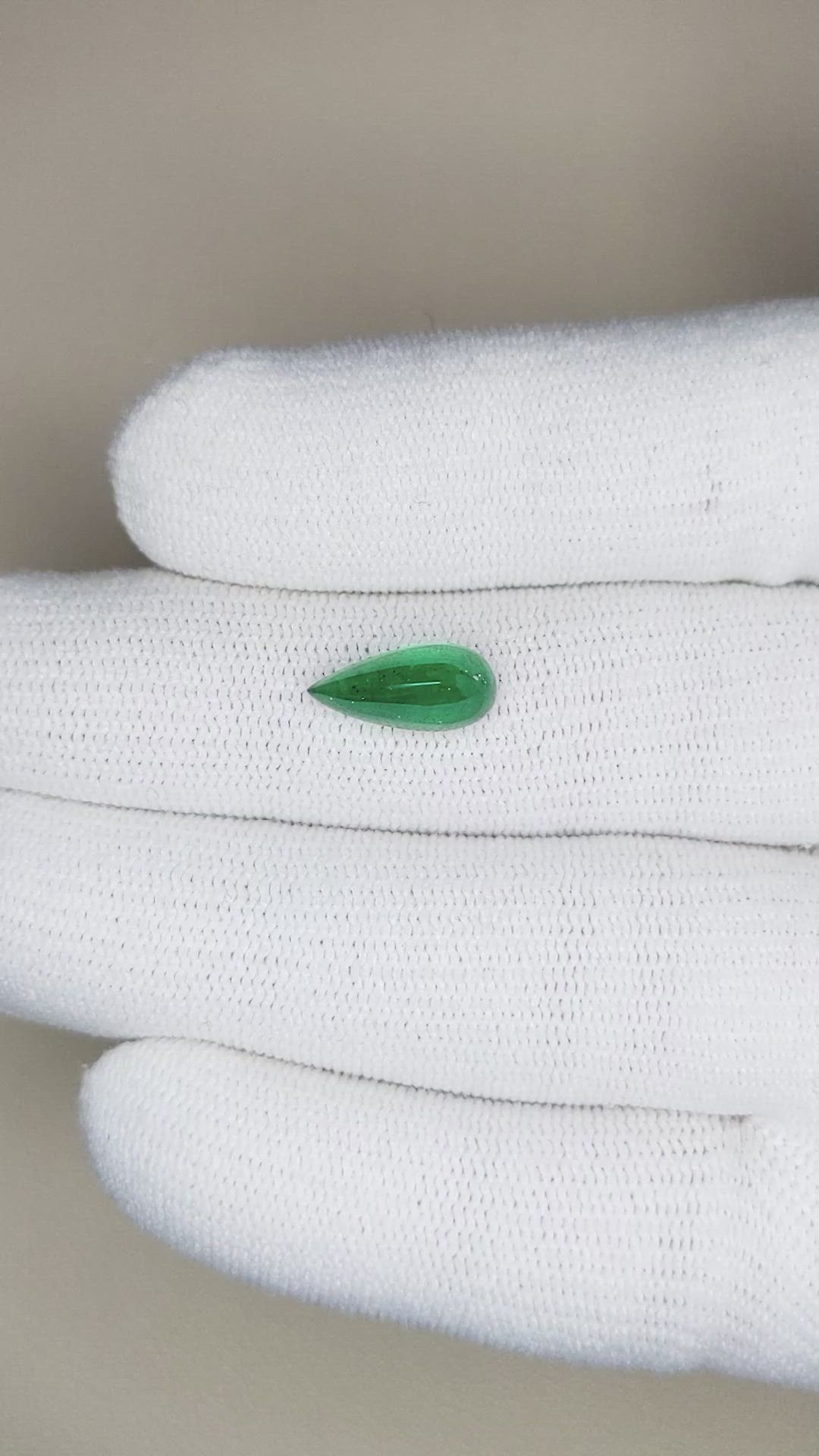 2.11 Ct. Cabochon Emerald from Pakistan Size Video