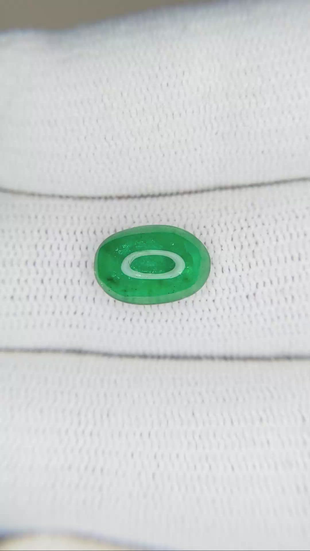 1.67 Ct. Cabochon Emerald from Pakistan Size Video