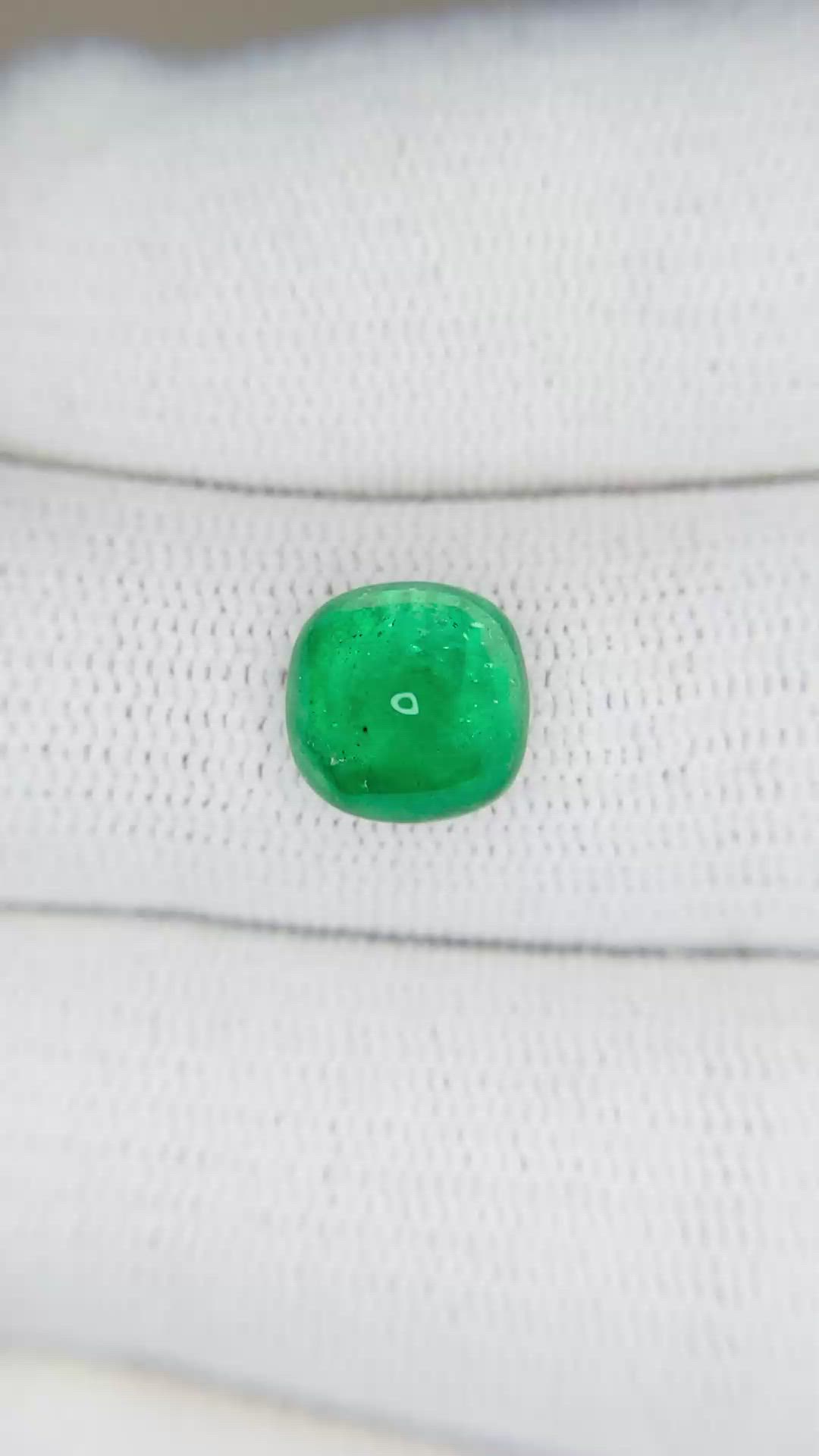 2.08 Ct. Cabochon Emerald from Pakistan Size Video