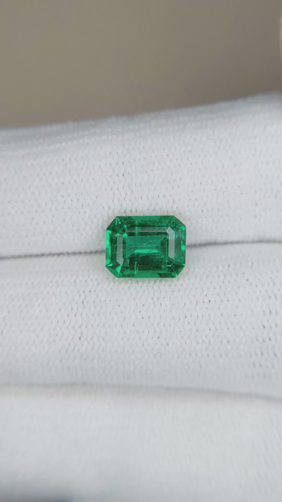 1.66 Ct. Emerald from Zambia Size Video