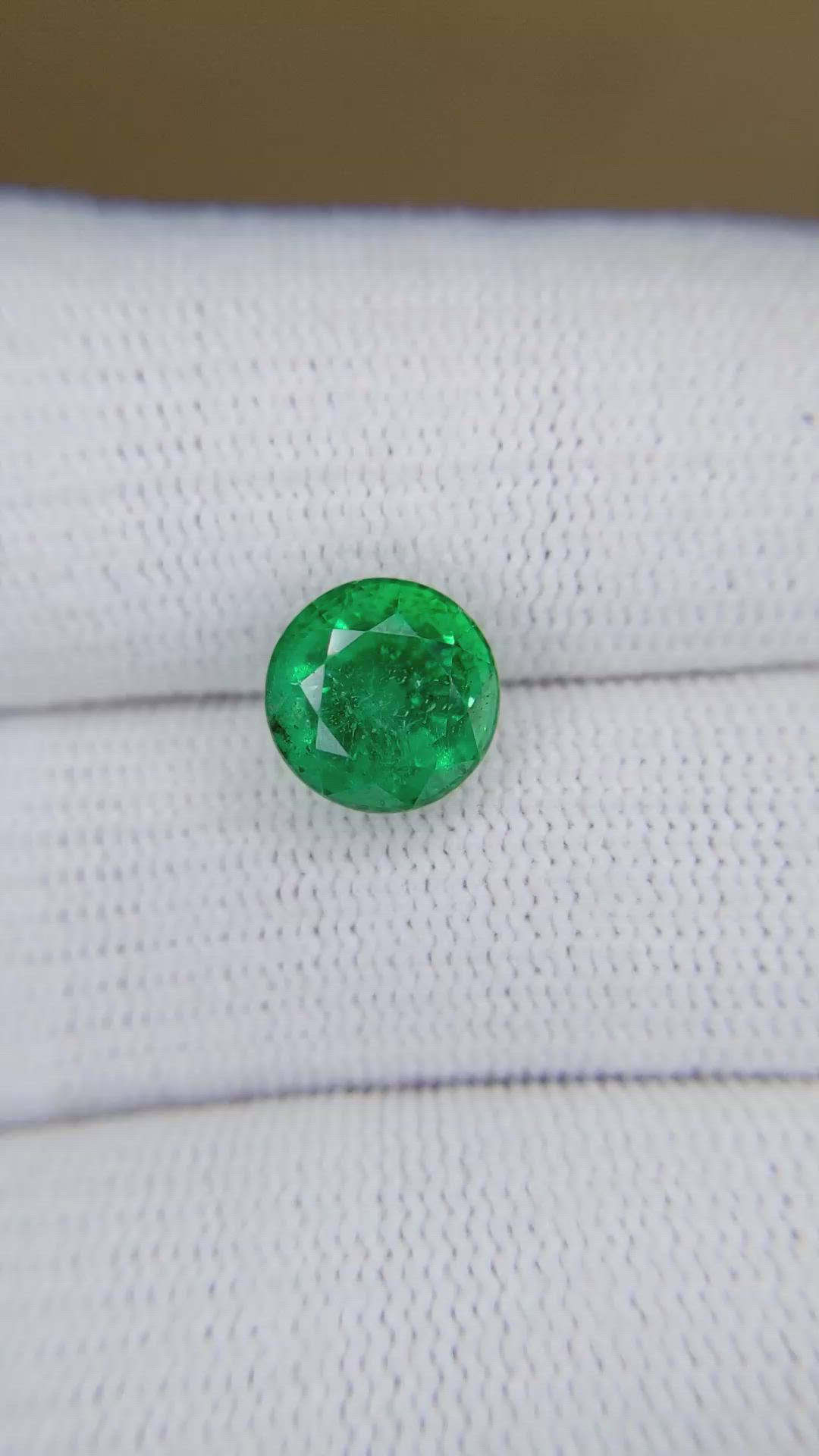 3.18 Ct. Emerald from Zambia Size Video