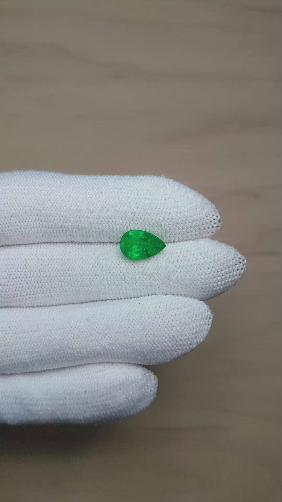 2.25 Ct. Emerald from Zambia Size Video