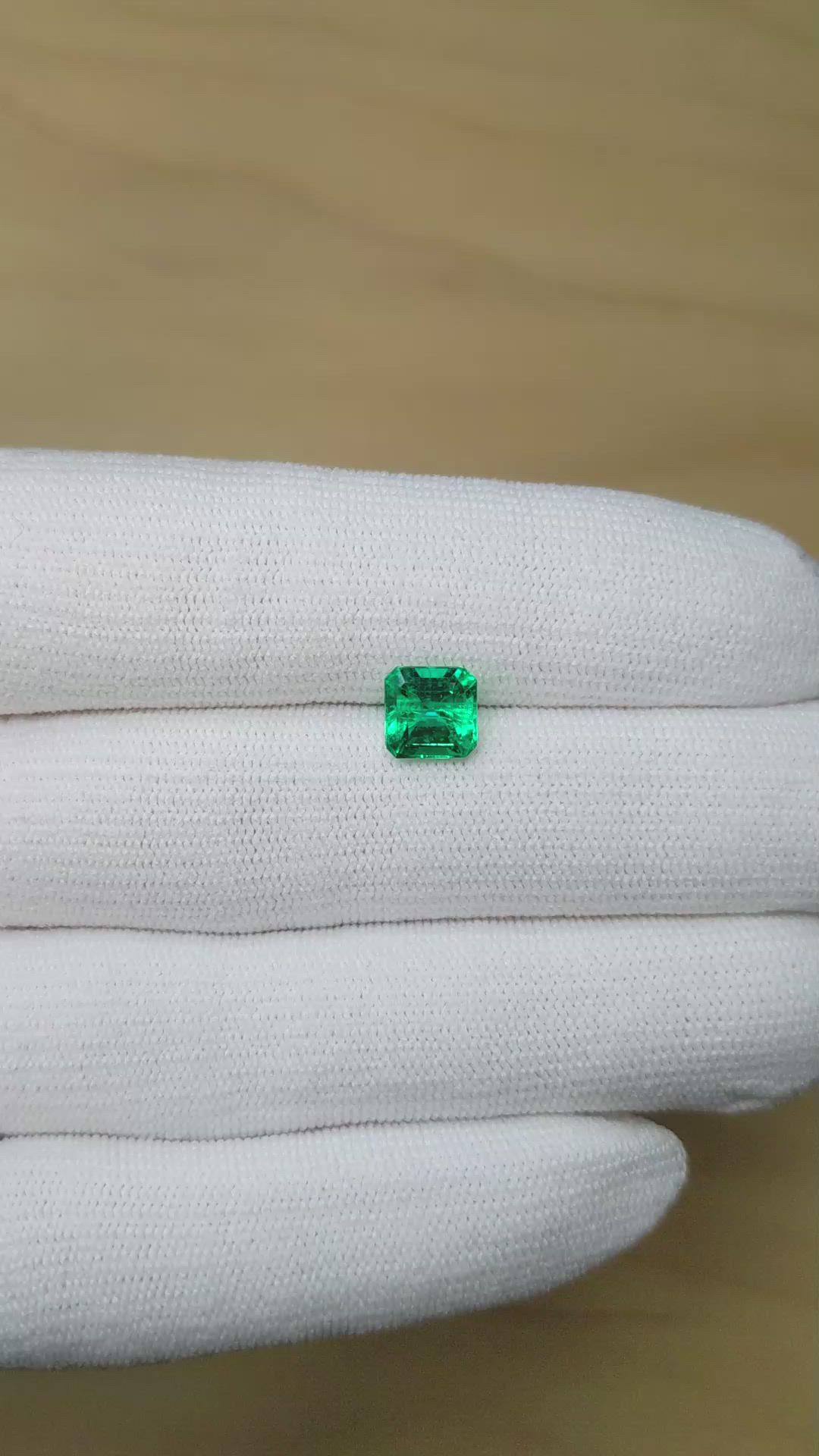 1.65 Ct. Emerald from Zambia Size Video