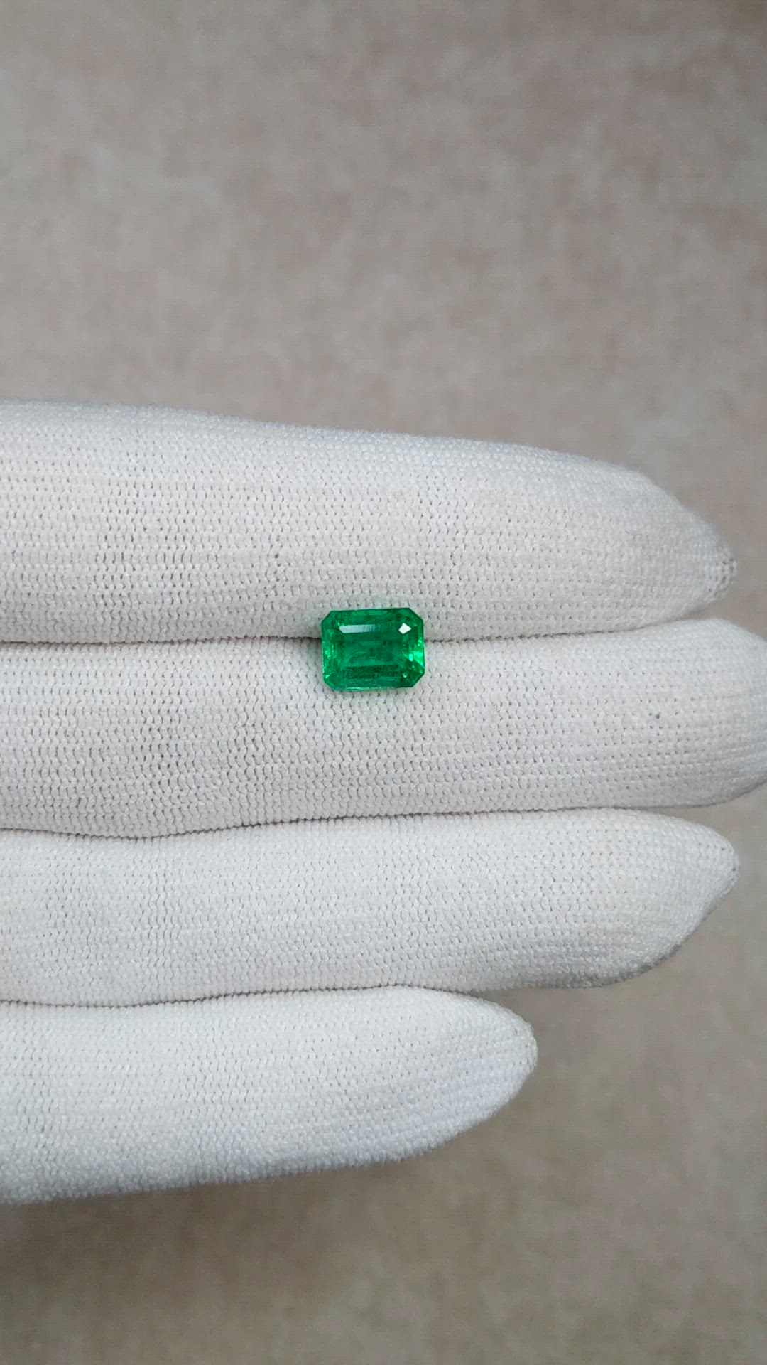2.44 Ct. Emerald from Zambia Size Video